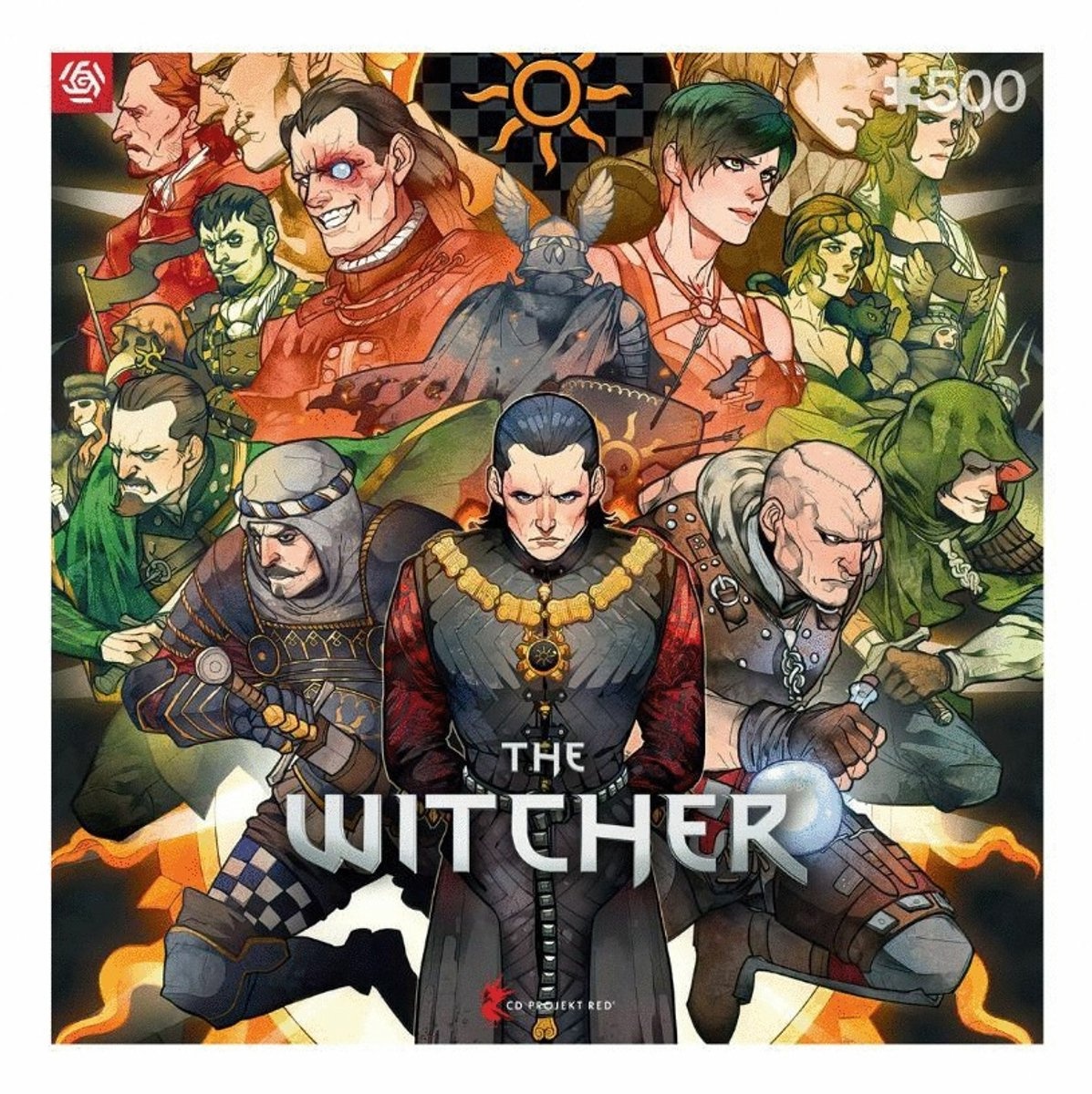 The Witcher Gaming Puzzle Nilfgaard - Puzzel 500 stukjes - productfoto 2