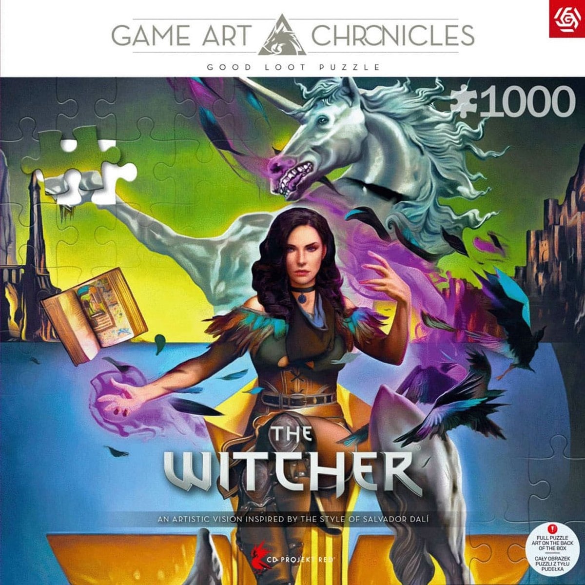 The Witcher Yennefer & Salvador Dali Puzzel - Puzzel 1000 Stukjes