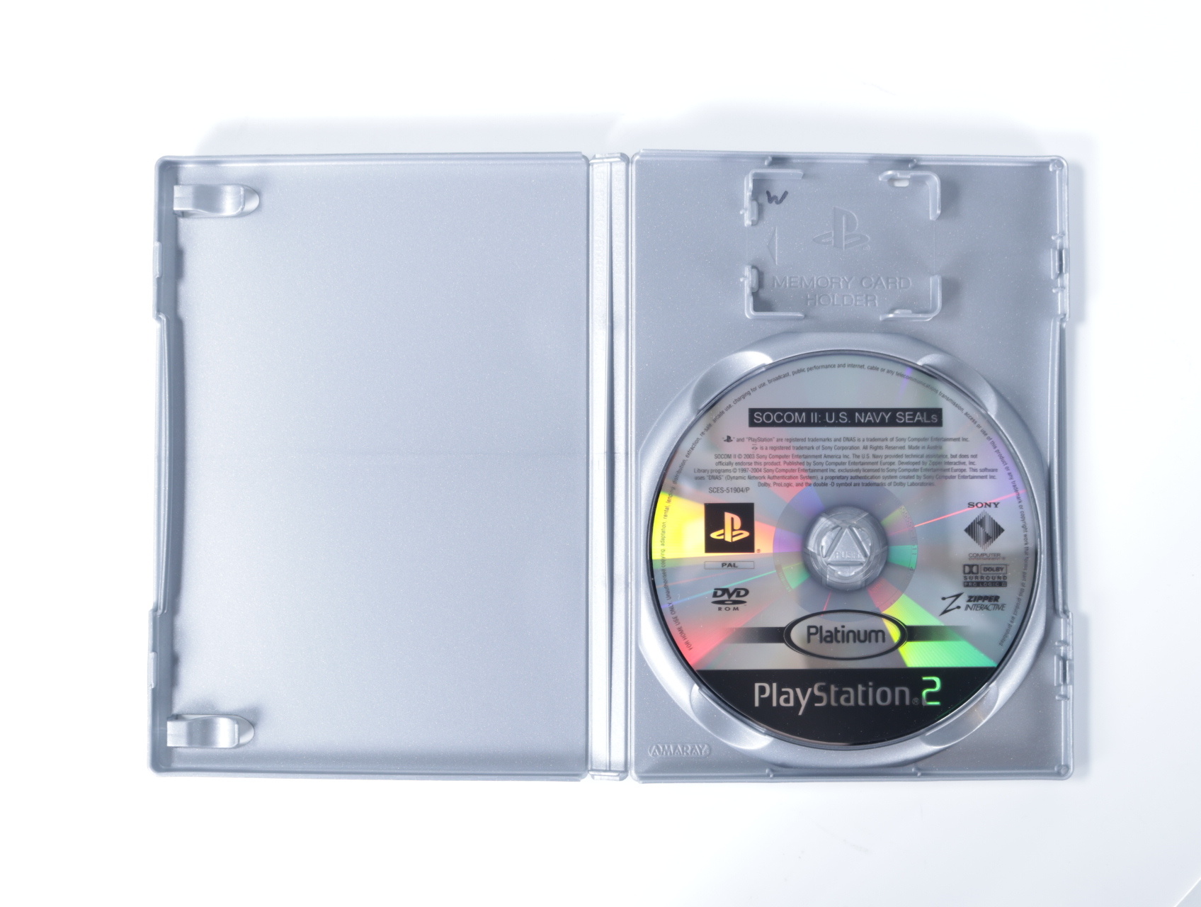 PlayStation 2 - SOCOM II: U.S. Navy SEALs [Platinum Hits] - - (No Manual) - productfoto 2