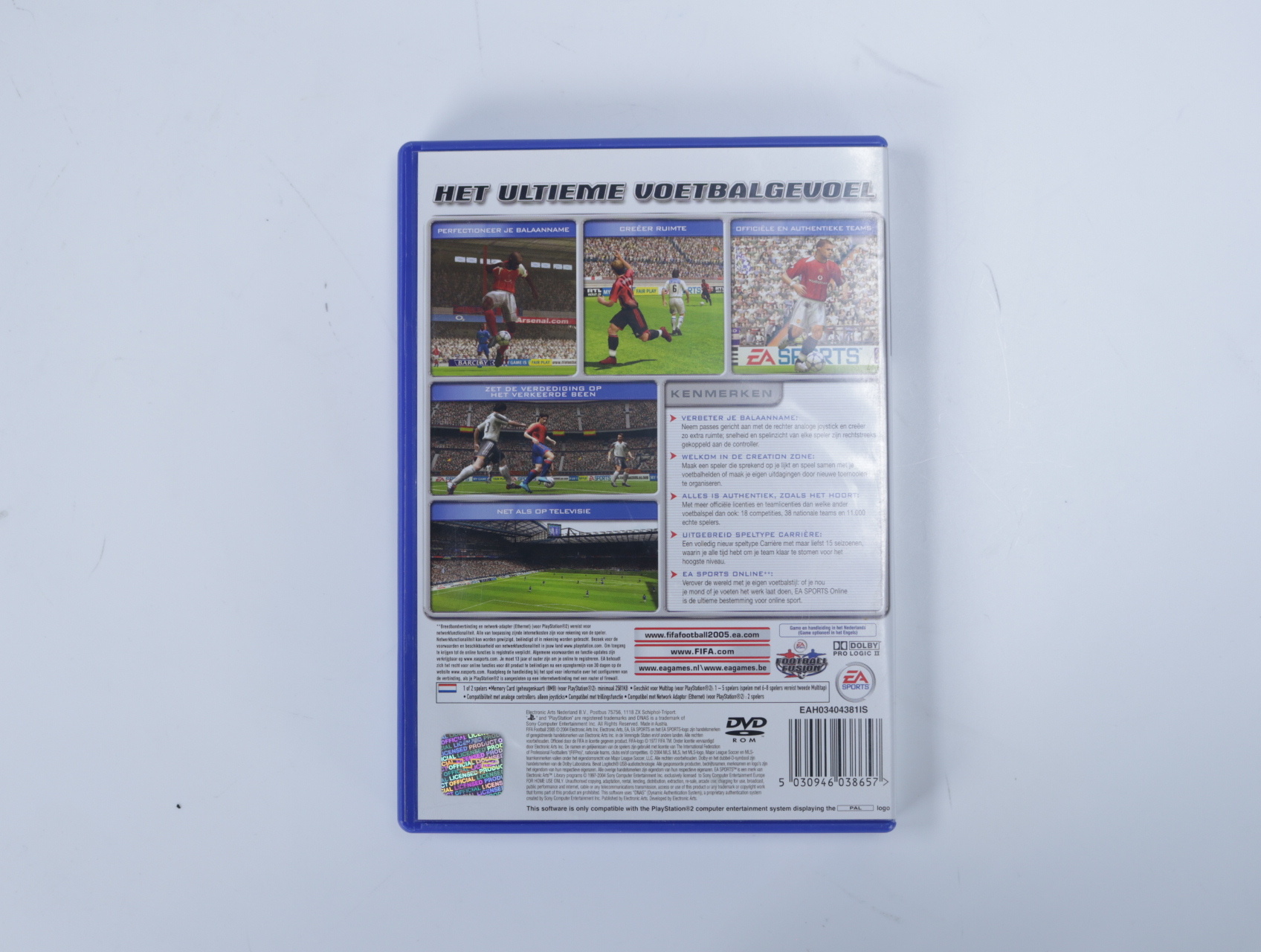PlayStation 2 - FIFA Football 2005 - productfoto 3
