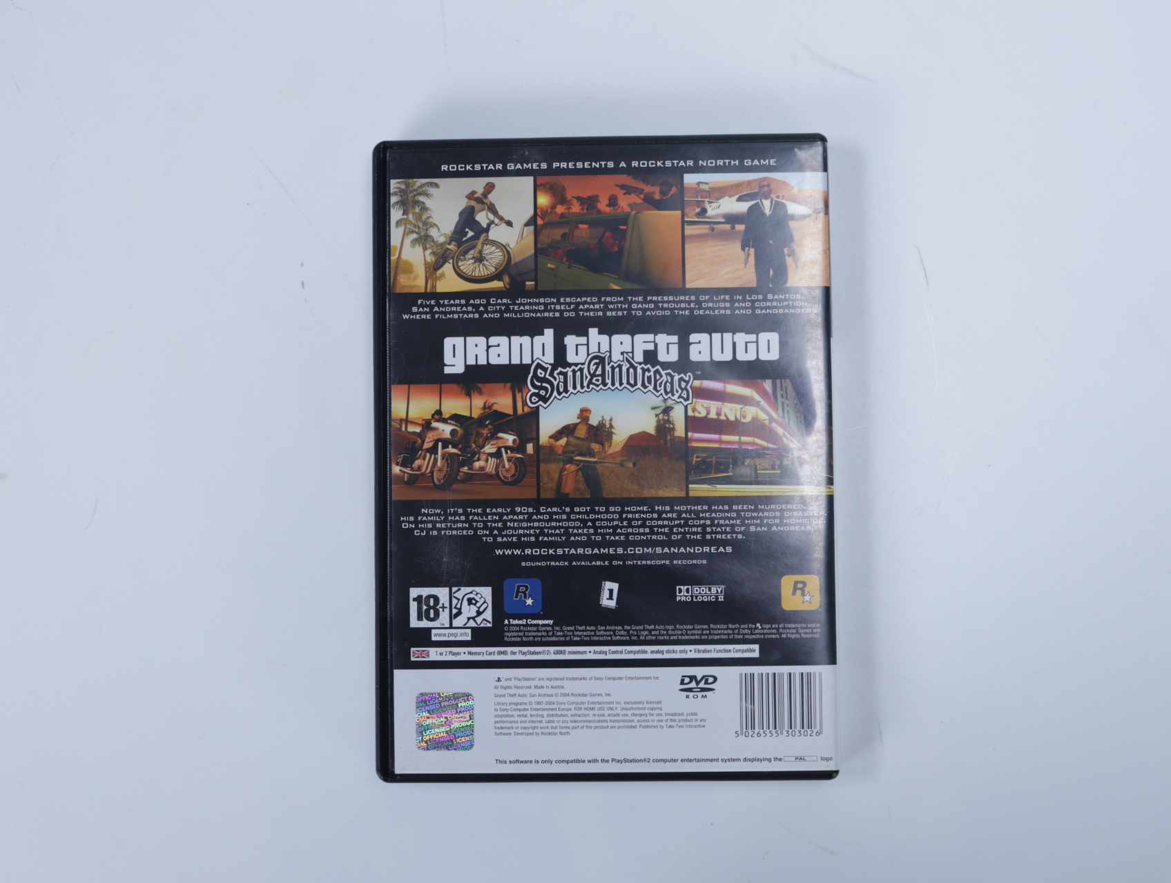 PlayStation 2 - Grand Theft Auto: San Andreas - productfoto 3