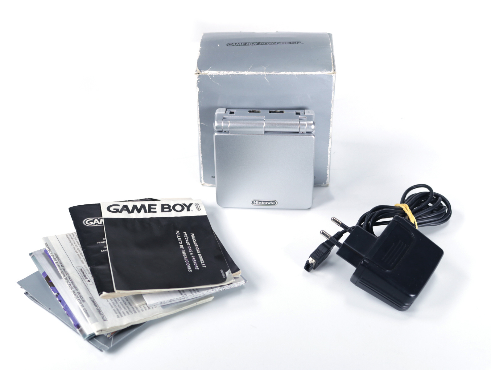 GameBoy Advance SP [Console] - Silver - CIB - Nintendo - productfoto 9