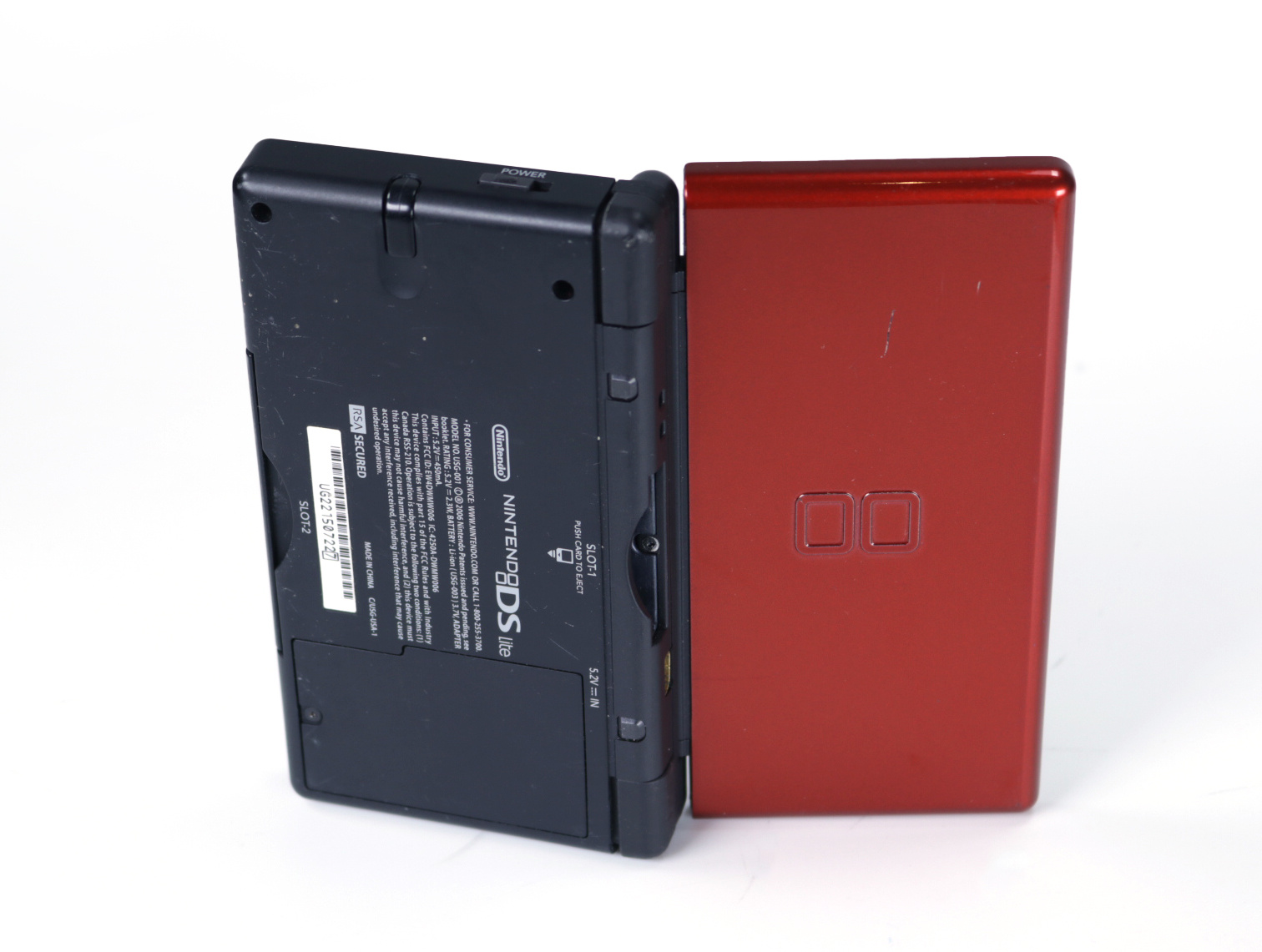 Nintendo DS - DS Lite Console - - Crimson Red - productfoto 6