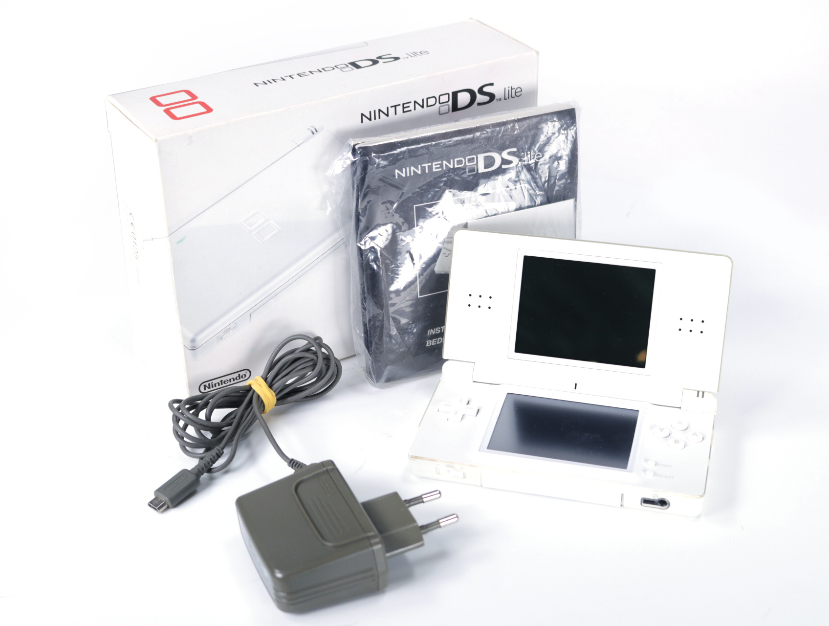 Nintendo DS - DS Lite Console - White - CIB - productfoto 10