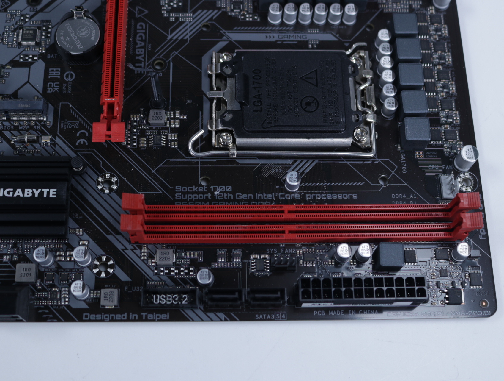 B660M Gaming DDR4 [Tweedekansje] - GIGABYTE - productfoto 3