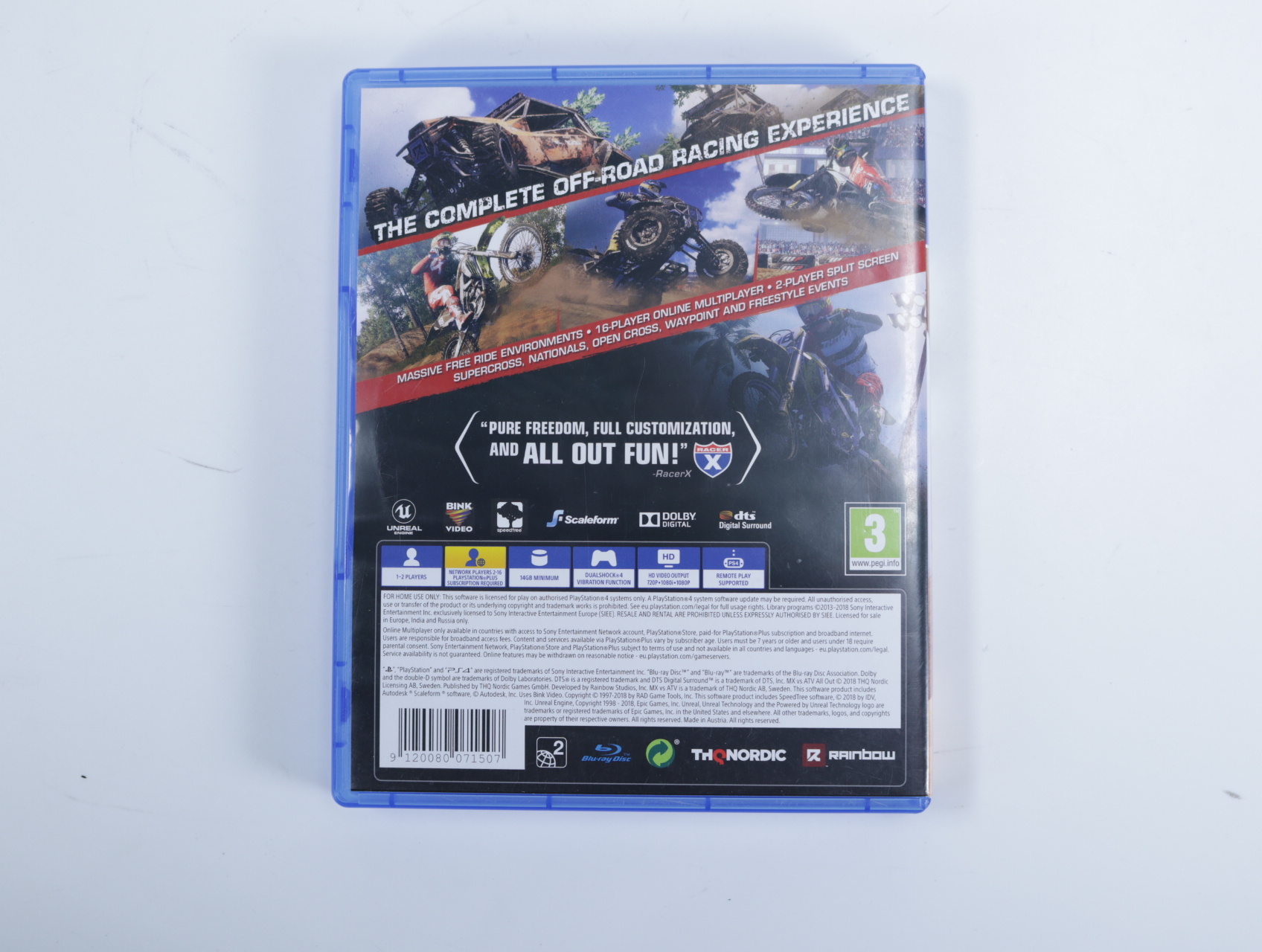 Playstation 4 - MX vs TV All Out [No Manual][Gebruikt] - Gebruikt - productfoto 2