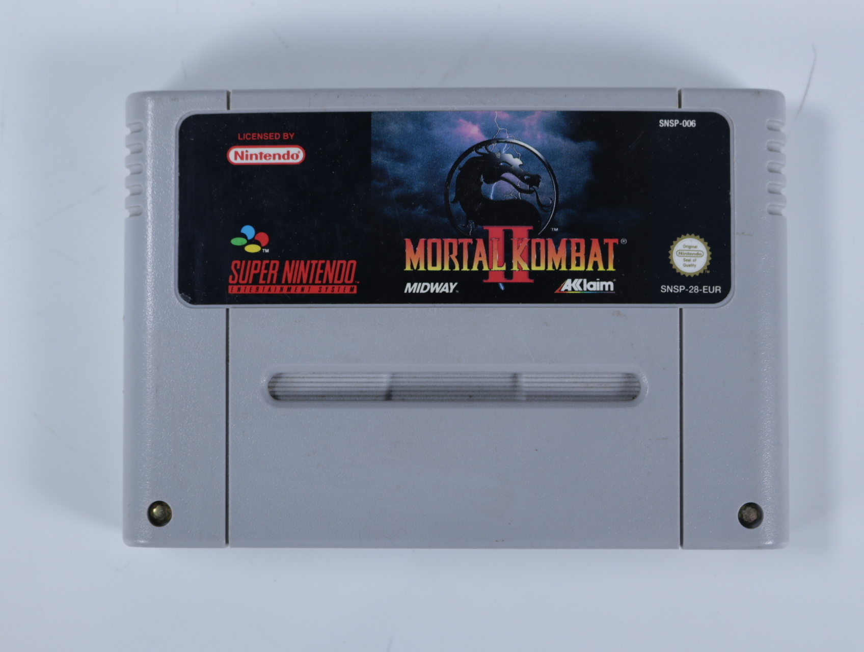 SNES - Mortal Kombat II - productfoto 3
