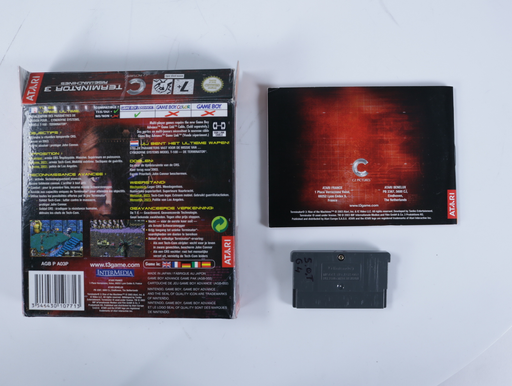 Gameboy Advance - Terminator 3 [Boxed CIB] - productfoto 2