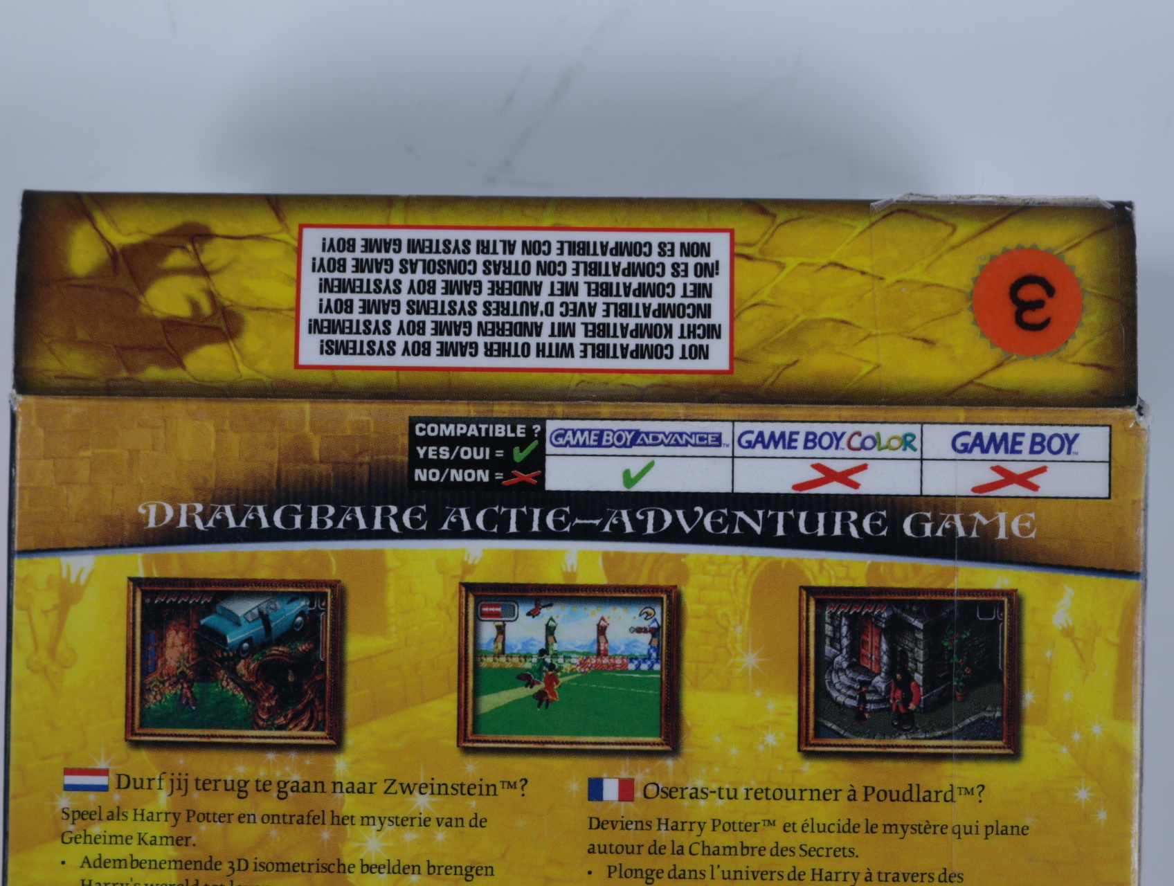 Gameboy Advance - Harry Potter en de Geheime Kamer [Boxed CIB] - productfoto 4
