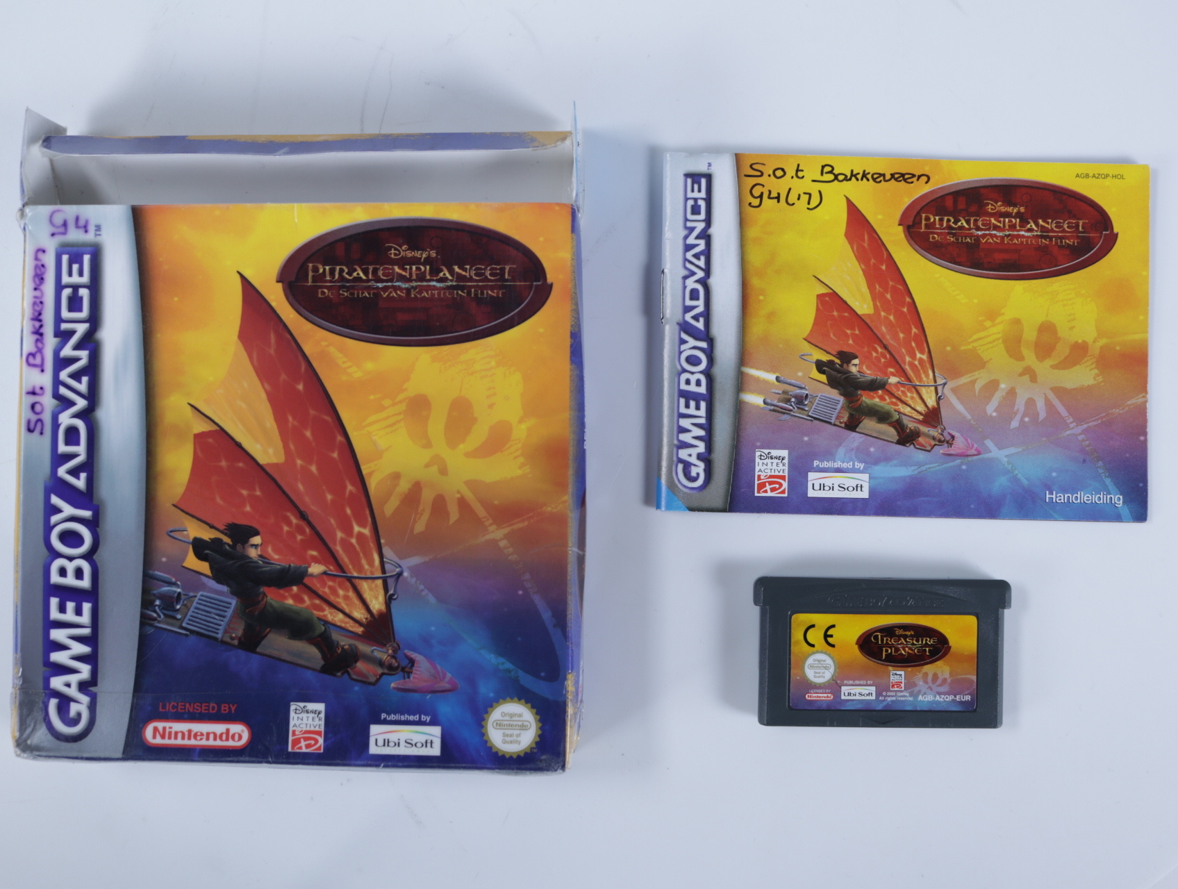 Gameboy Advance - Piratenplaneet de Schat van Kapitein Flint [Boxed CIB]