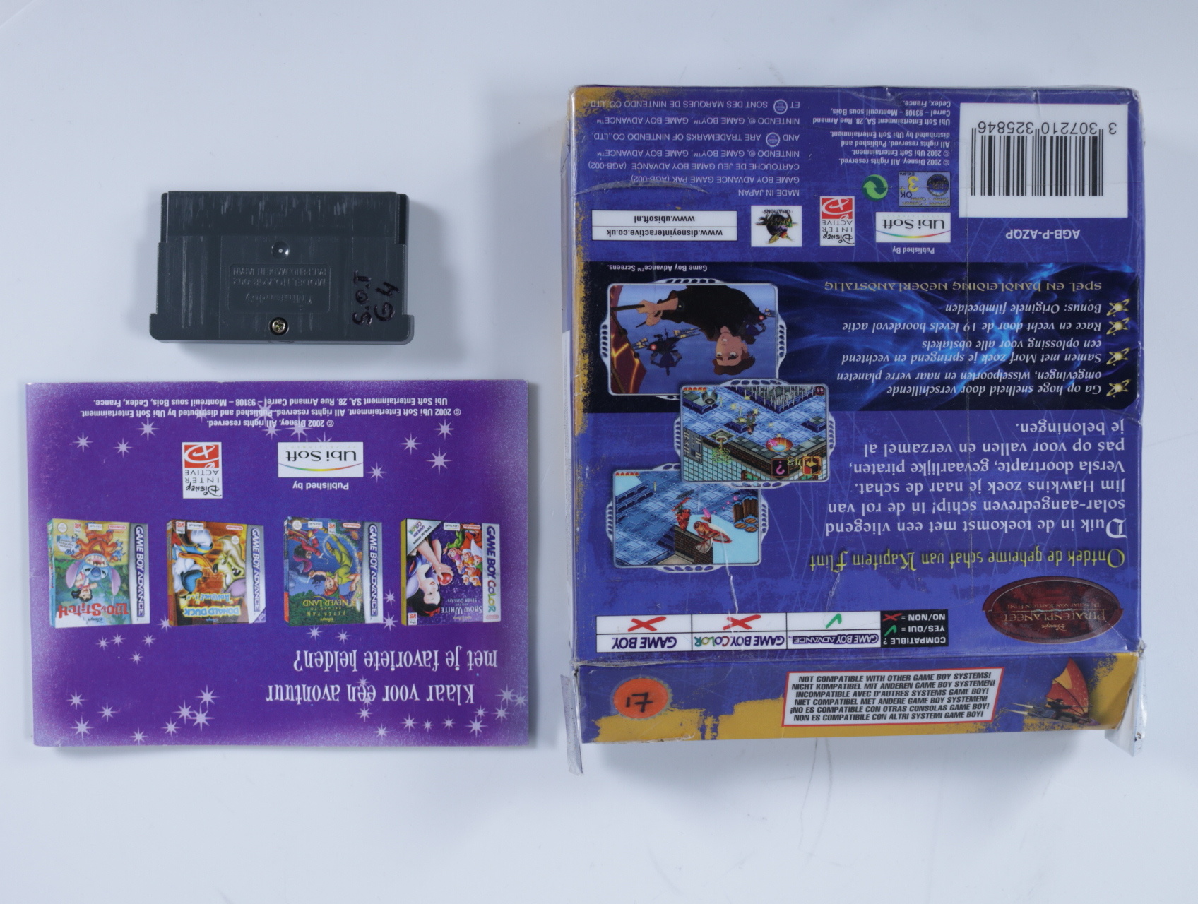 Gameboy Advance - Piratenplaneet de Schat van Kapitein Flint [Boxed CIB] - productfoto 2