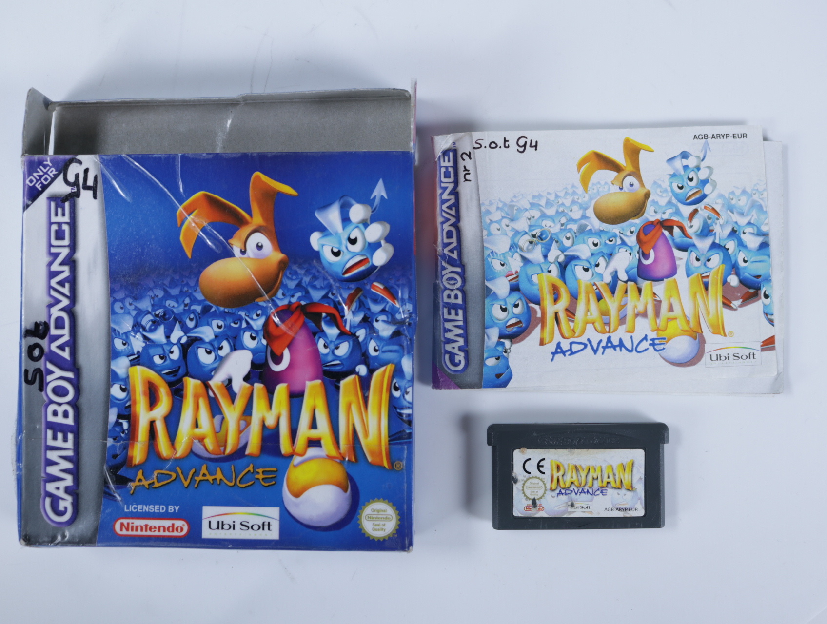 GAMEBOY Advance - Rayman Advance {Boxed CIB]