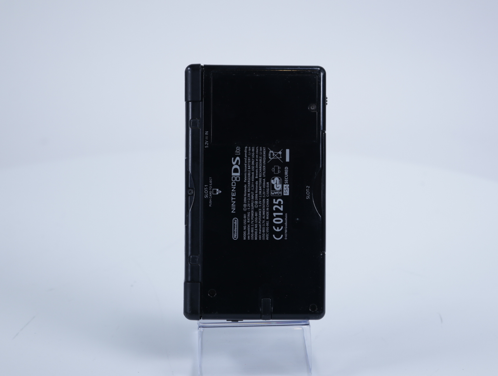 Nintendo DS - DS Lite Console - zwart - productfoto 3