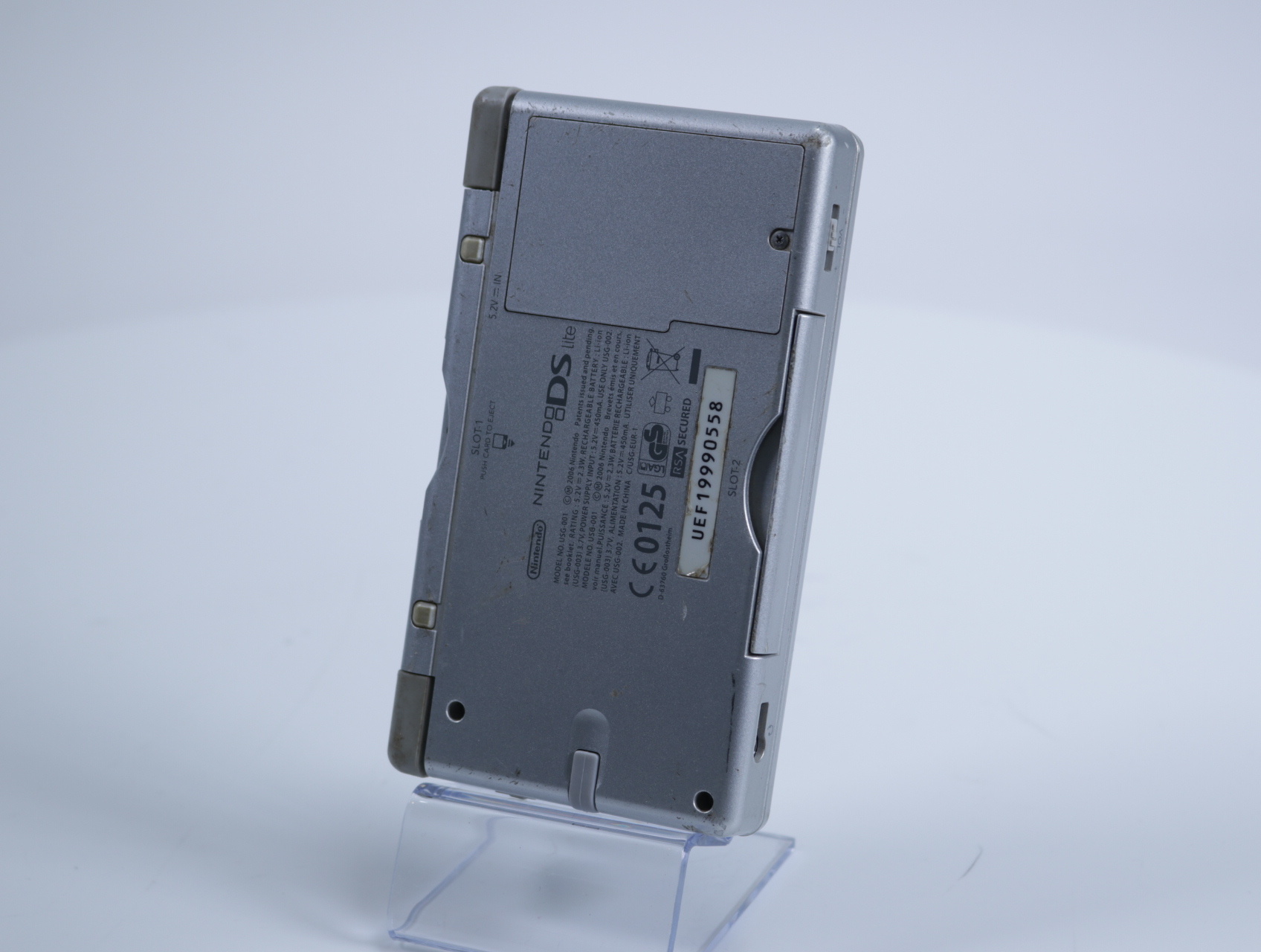Nintendo DS - DS Lite Console - zilver - productfoto 2