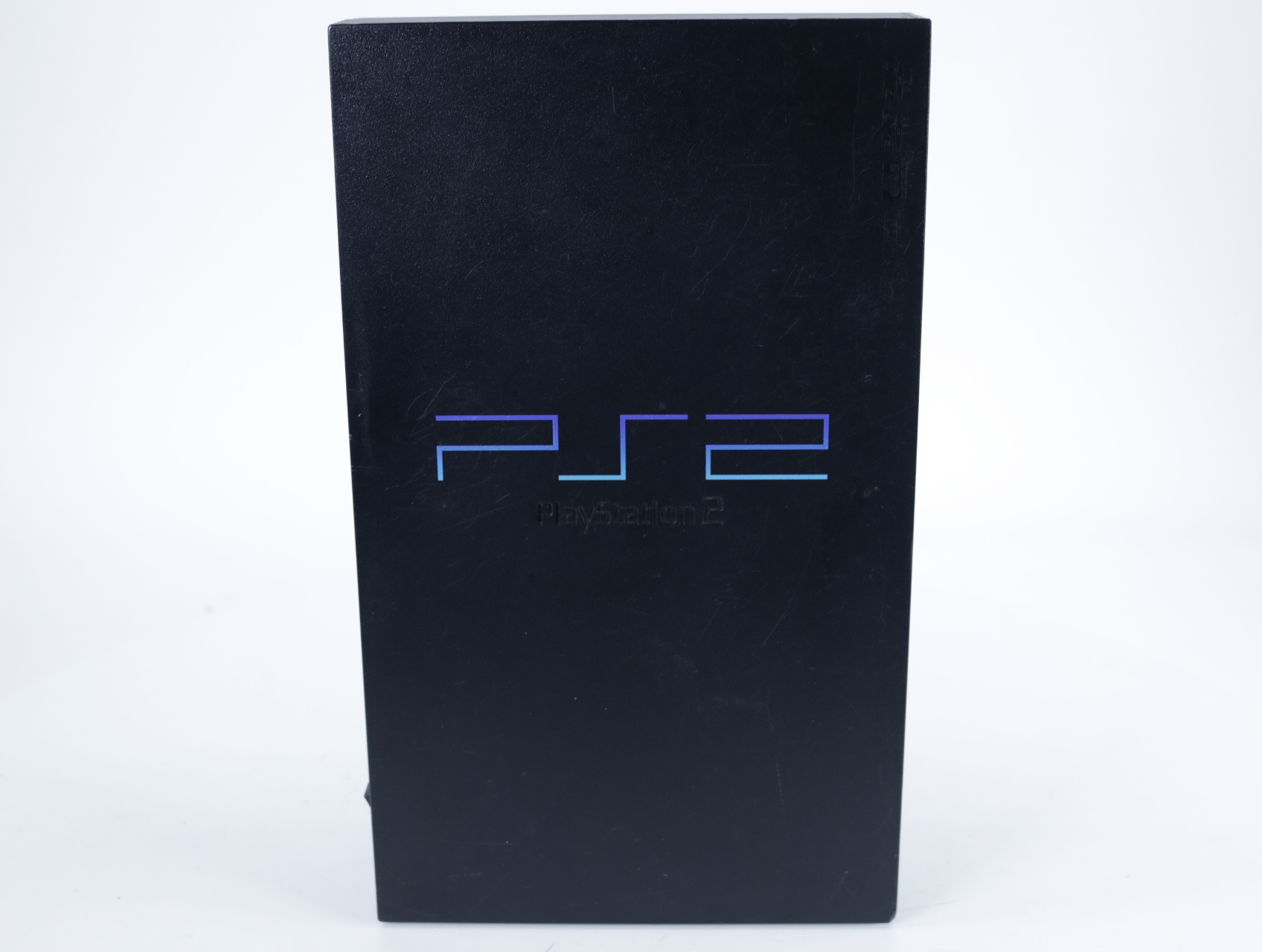 PlayStation 2 - Console [Zwart][Licht Beschadigd] - Blauwe controller - productfoto 3