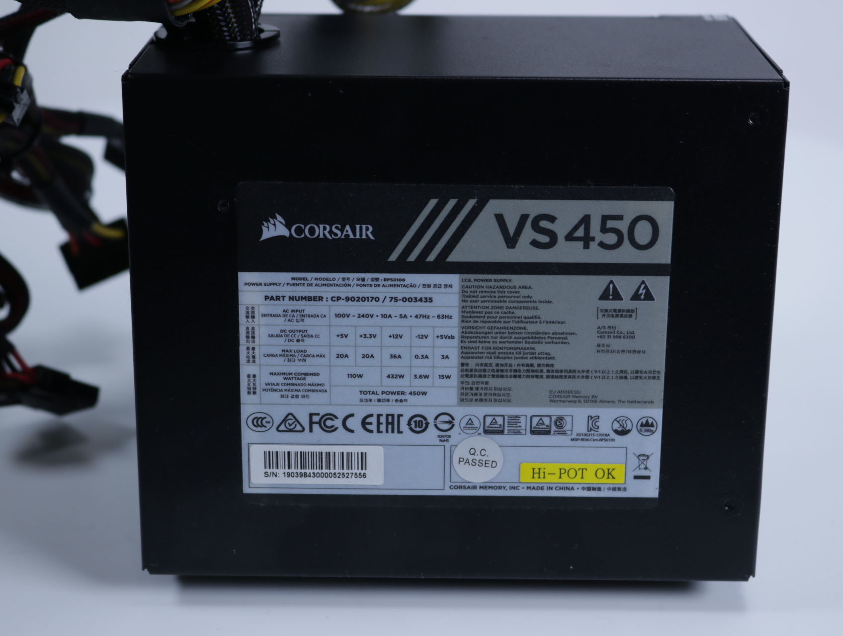 VS450 [Tweedekansje] - Corsair - productfoto 3