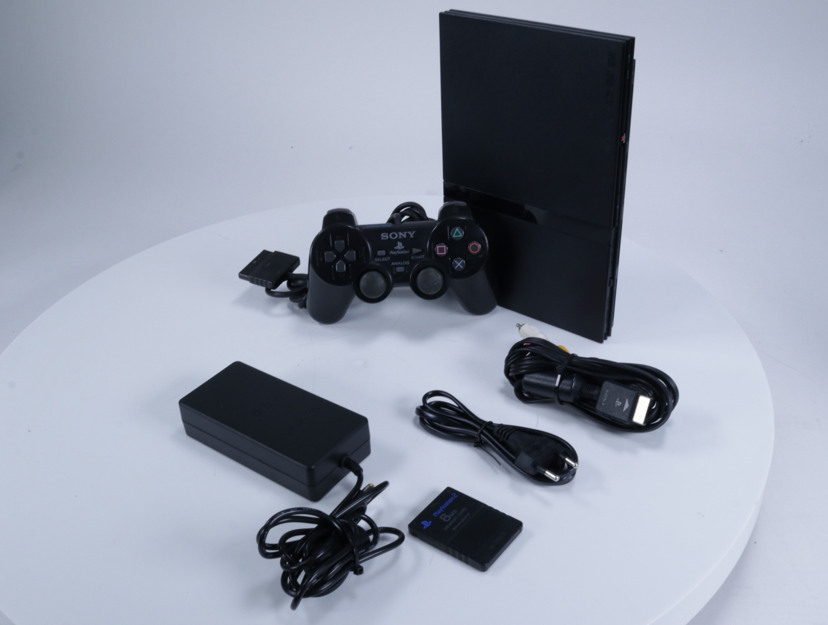 PlayStation 2 - Slim Console [Zwart / SCPH-50004] - productfoto 4