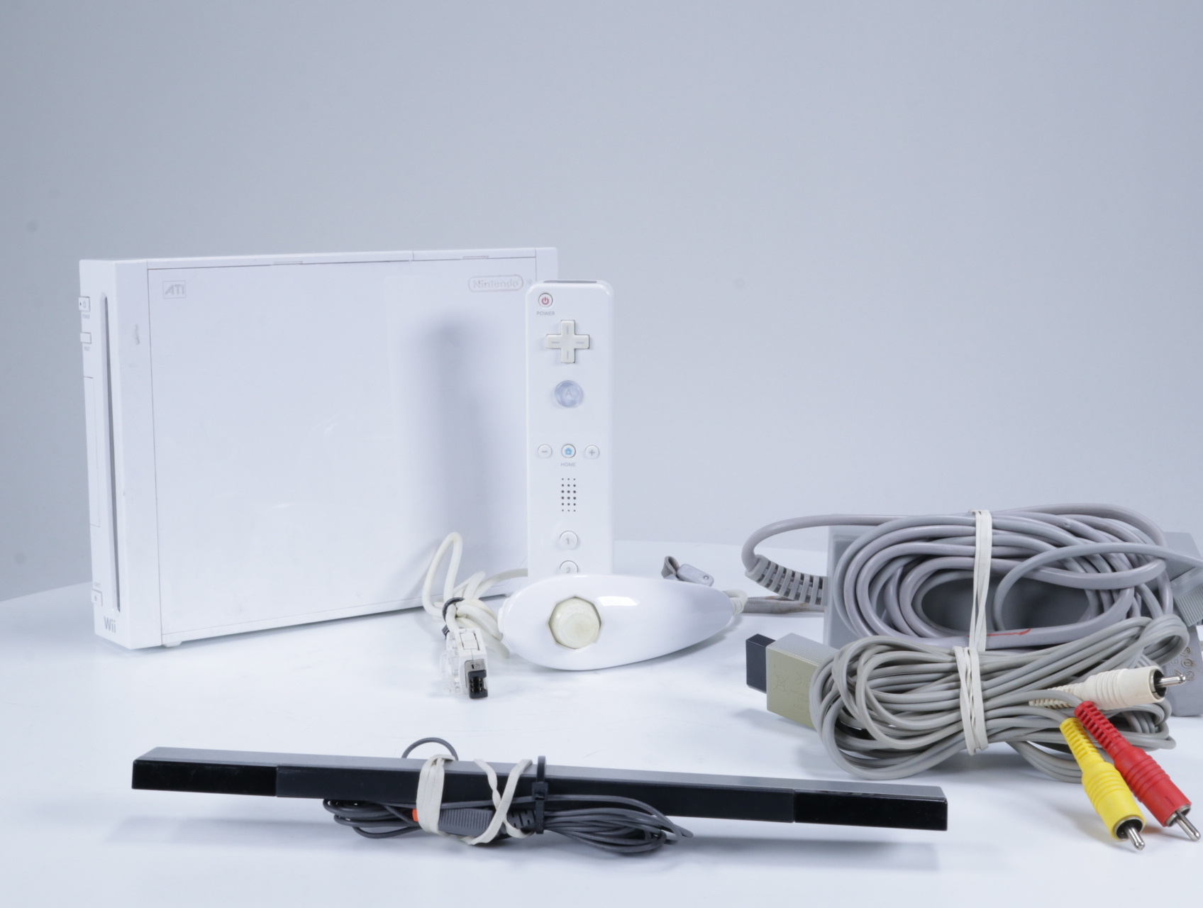 Wii - Console RVL-001 [Wit #2] - Nintendo - productfoto 4