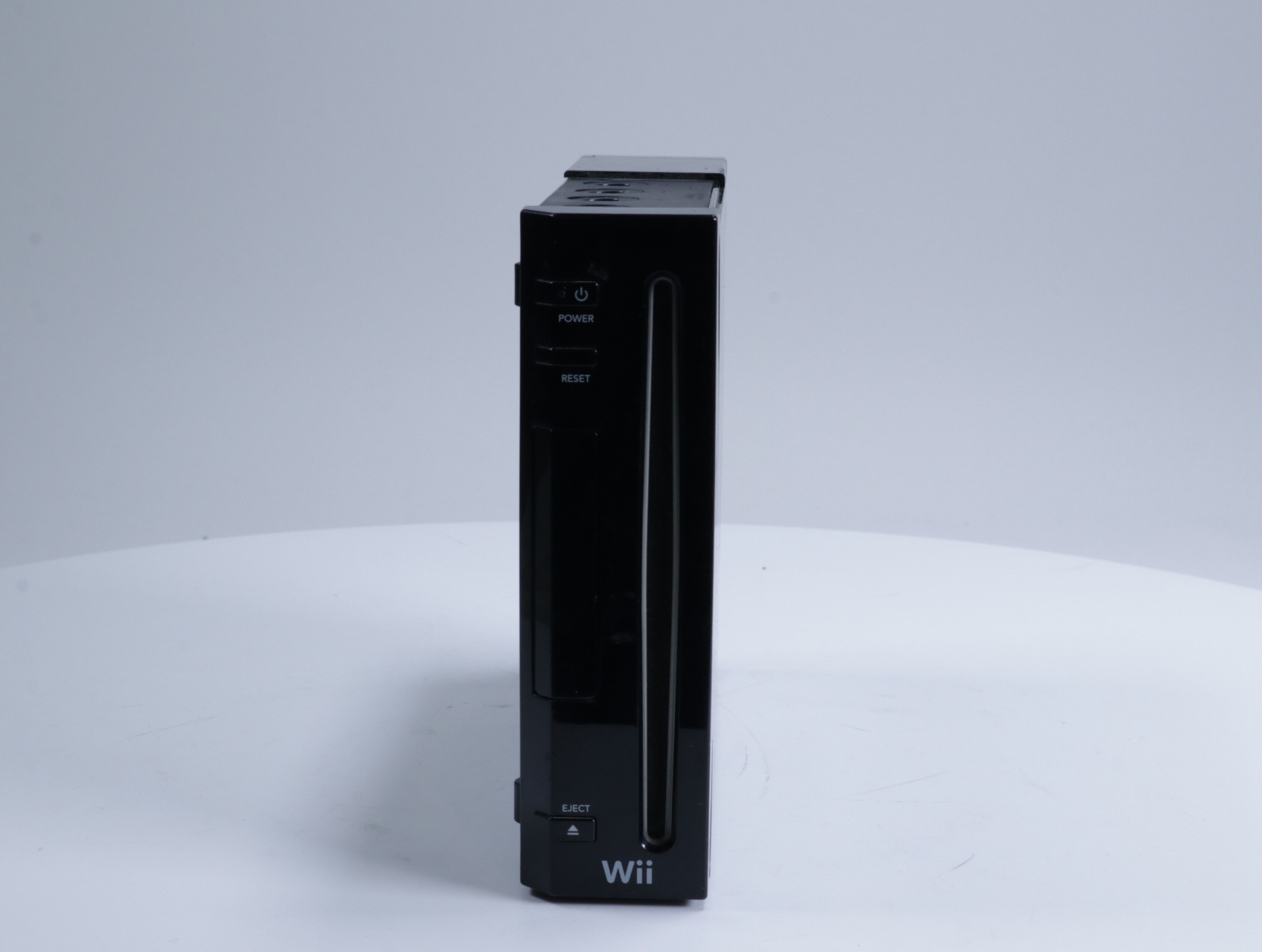 Wii - Console RVL-001 [Zwart / Memory Card Cover Ontbreekt] - Nintendo - productfoto 2