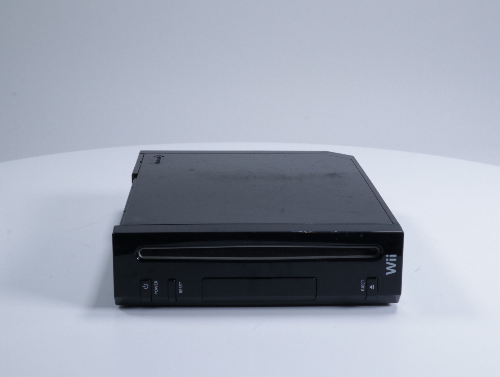 Wii - Console RVL-001 [Zwart / Memory Card Cover Ontbreekt] - Nintendo - productfoto 3