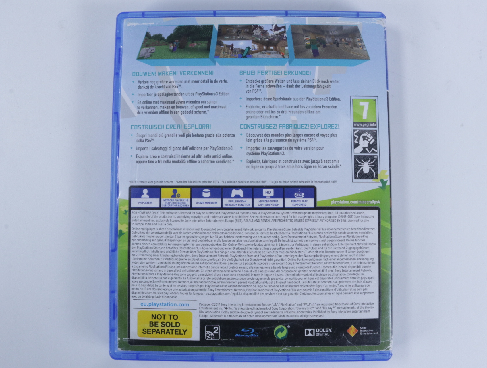 Playstation 4 - Minecraft Playstation 4 edition [No Manual][Gebruikt] - Mojang Studios - Gebruikt - productfoto 2