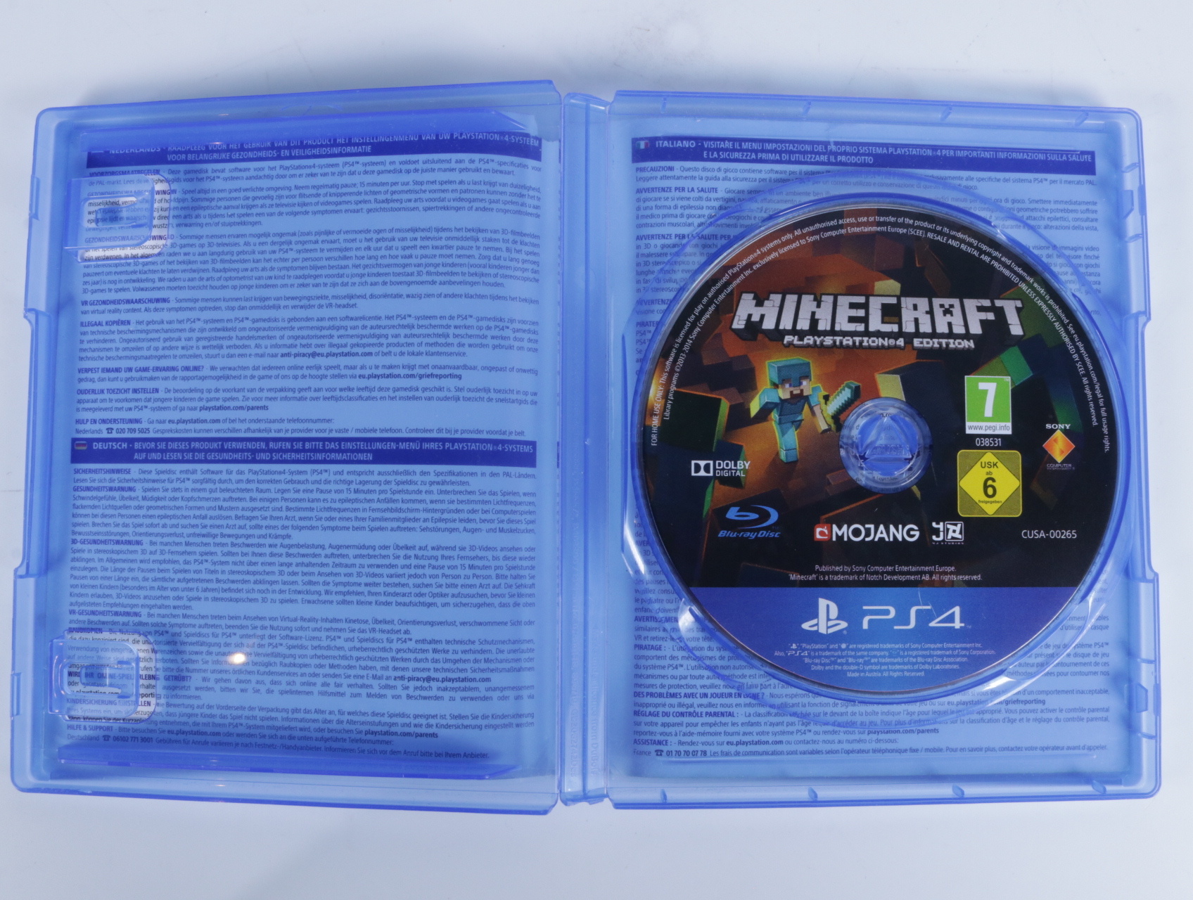 Playstation 4 - Minecraft Playstation 4 edition [No Manual][Gebruikt] - Mojang Studios - Gebruikt - productfoto 3