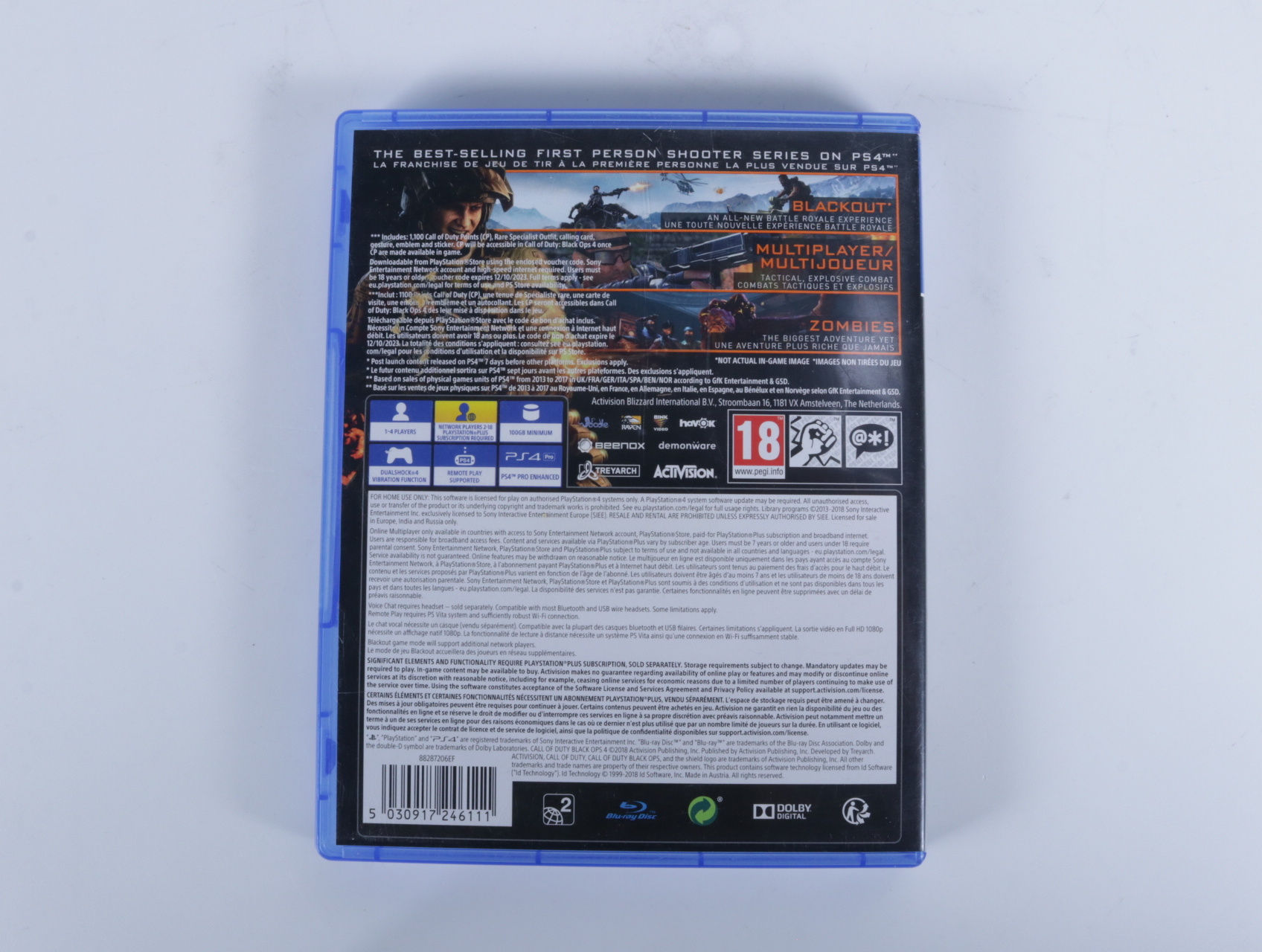 Playstation 4 - Call of Duty Black Ops 4 [Gebruikt][No Manual] - Gebruikt - productfoto 2