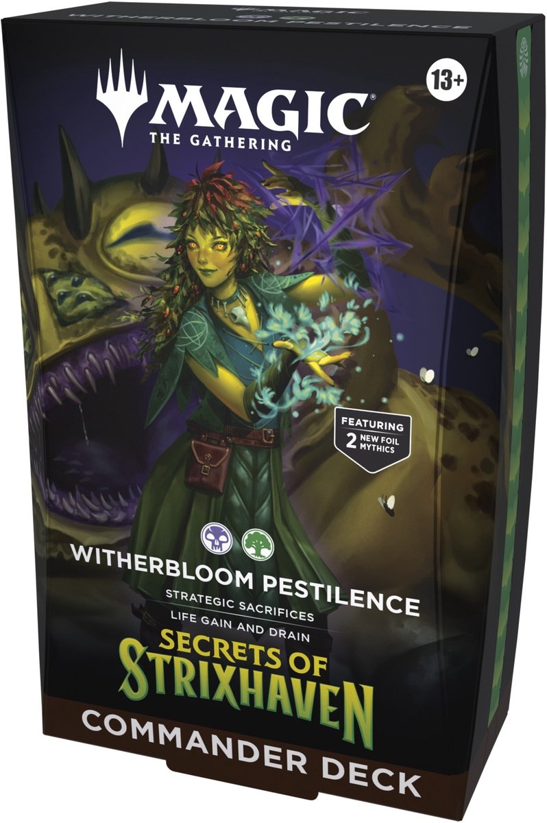 Secrets of Strixhaven: "Witherbloom Pestilence" Commander Deck