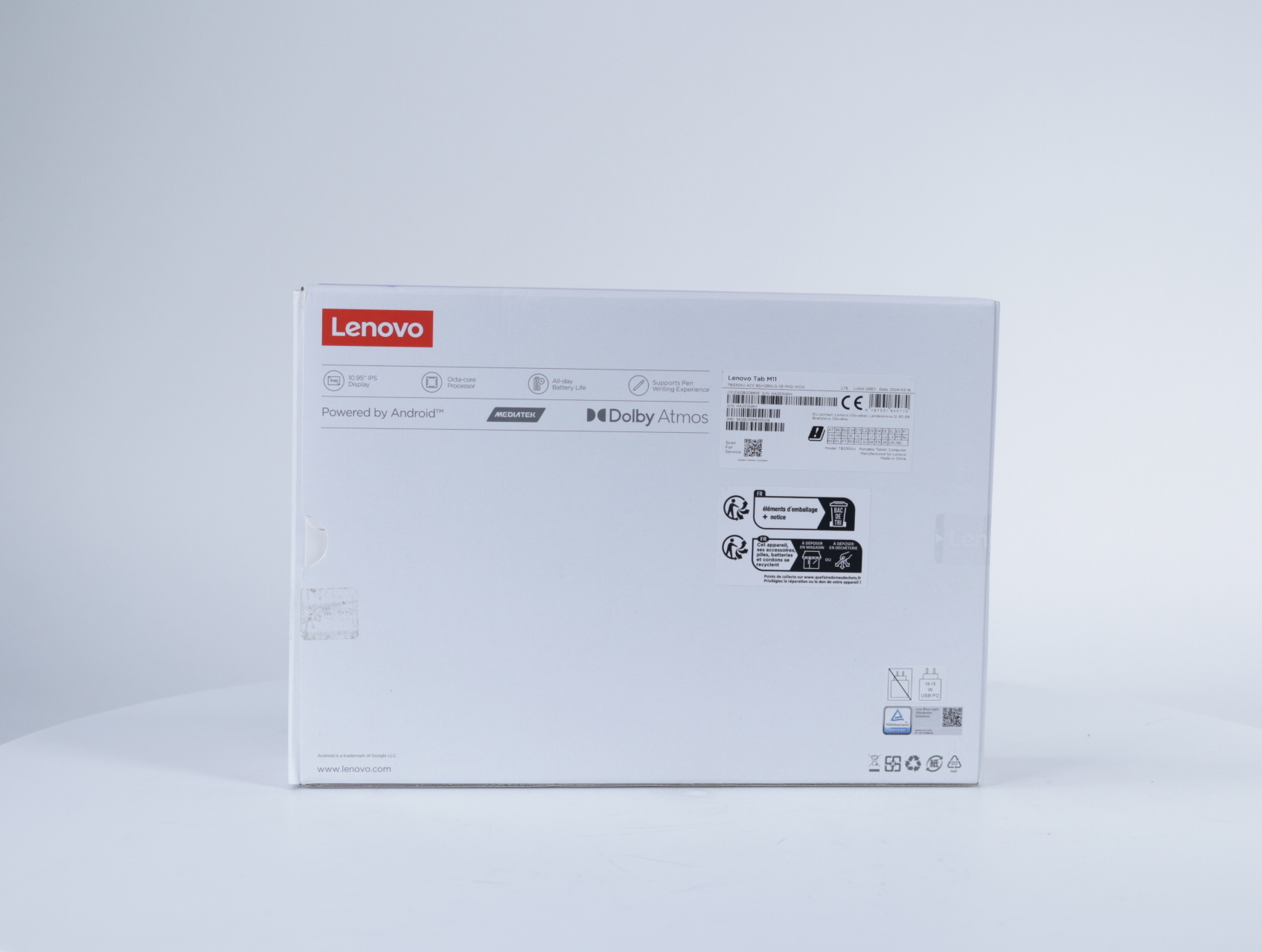 Tab M11 (ZADB0299SE), incl cover en pen Grijs - productfoto 8