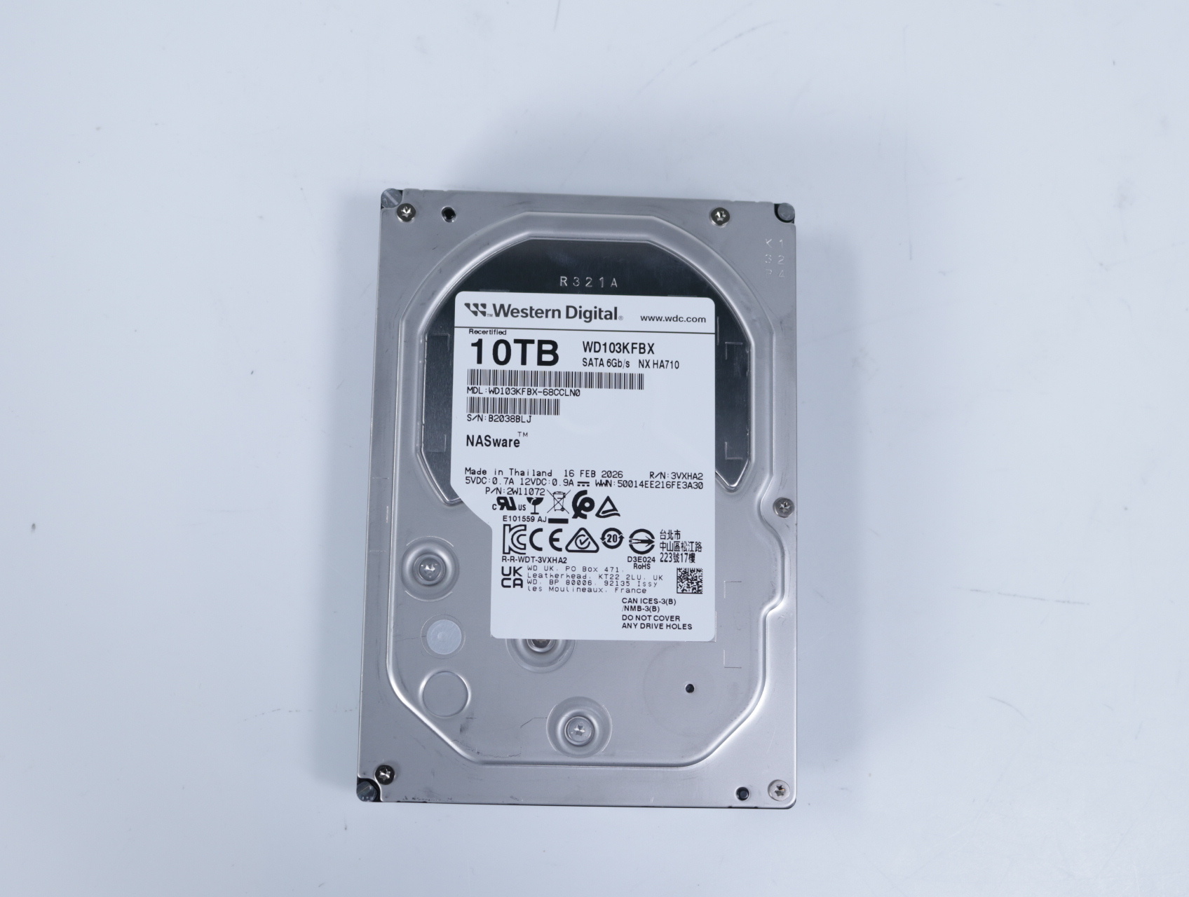 Red Pro (2025) (512MB cache), 10TB
