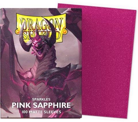 Sleeves Matte Pink Sapphire (100 pieces)