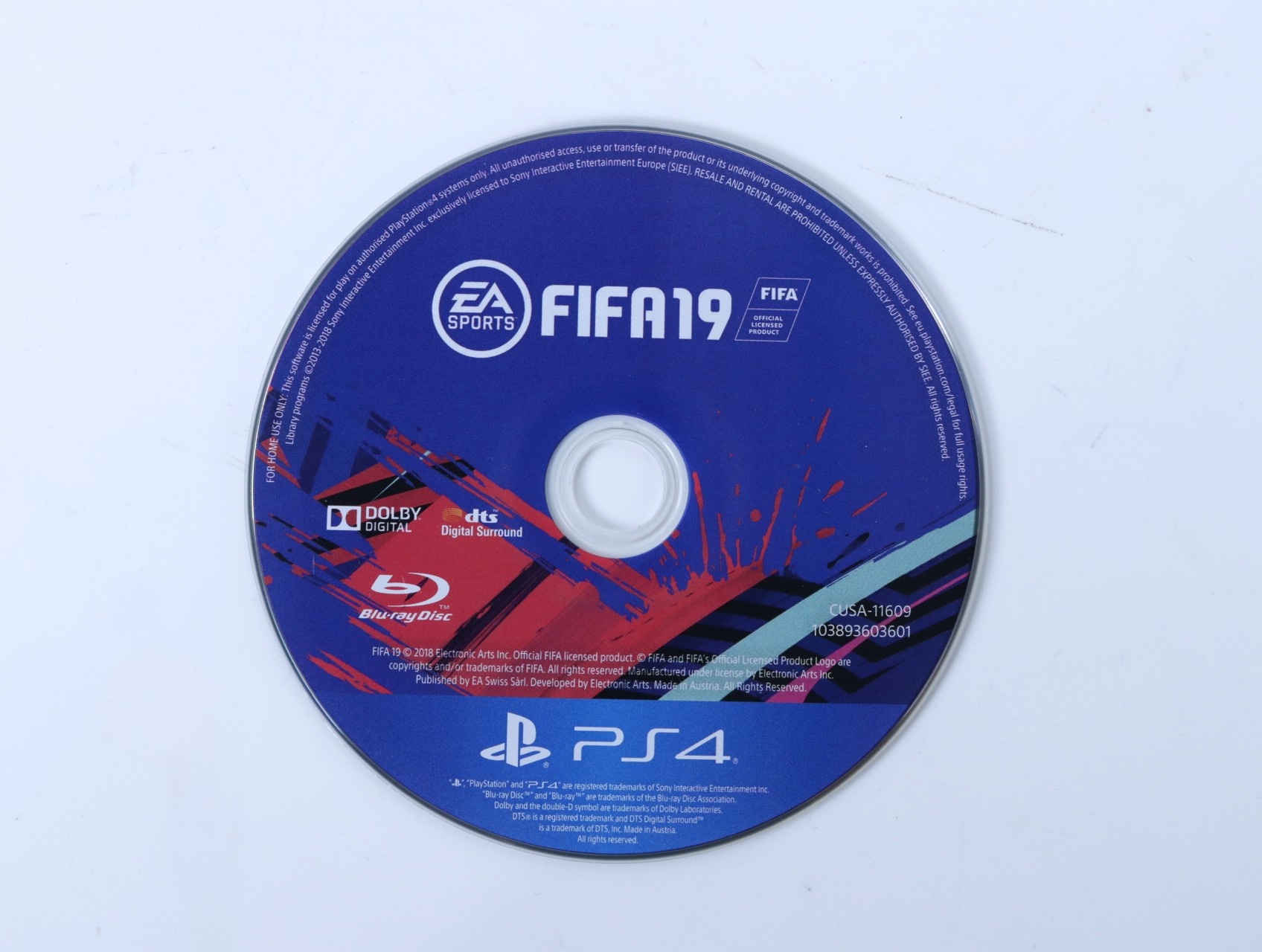 Playstation 4 - Fifa 19 (Disc Only)