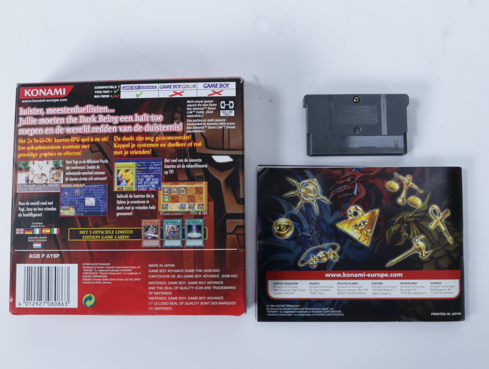 Gameboy Advance - Yu-Gi-Uh! Reshef of Destruction [Boxed CIB] - productfoto 2