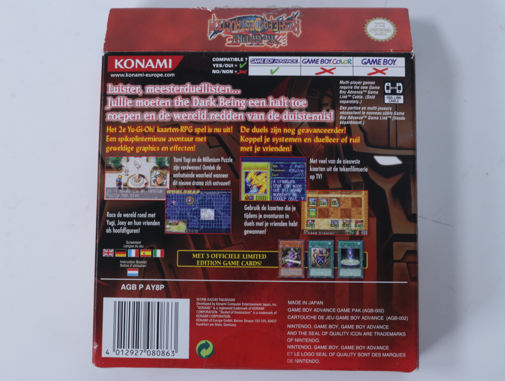 Gameboy Advance - Yu-Gi-Uh! Reshef of Destruction [Boxed CIB] - productfoto 7