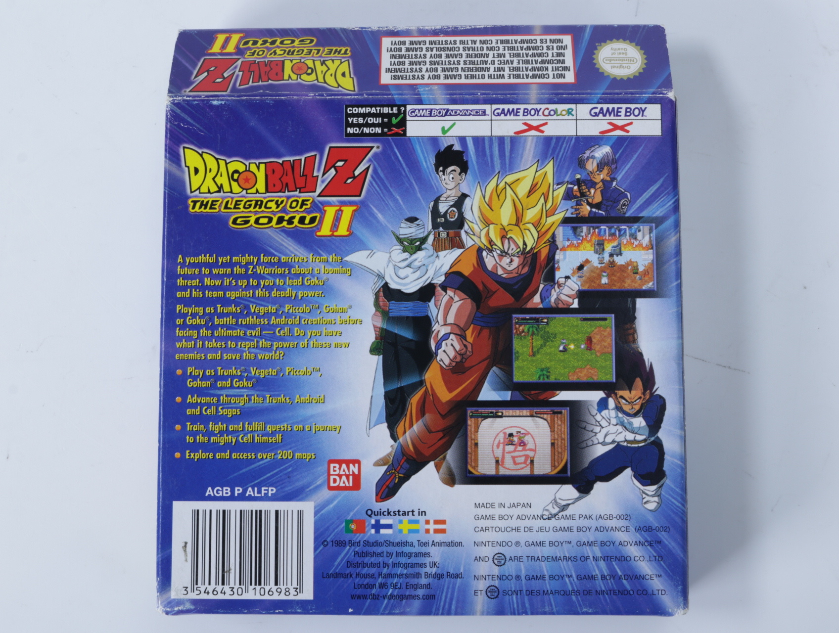 Gameboy Advance - Dragon Ball Z Legacy of Goku II [Boxed CIB] - productfoto 3