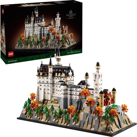 Architecture Slot Neuschwanstein Verzamelset - 21063 - productfoto 2