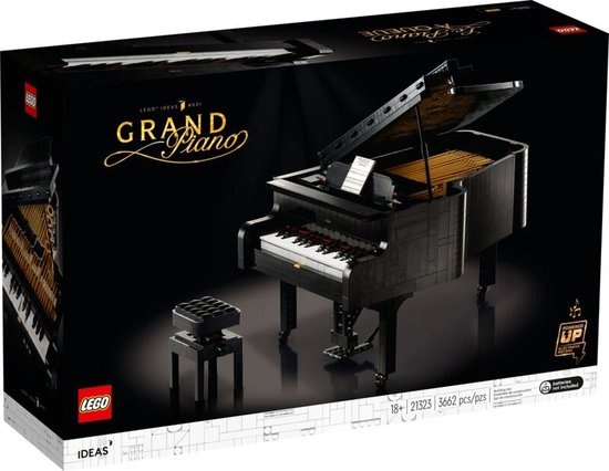 Ideas Vleugelpiano - 21323 - LEGO - productfoto 2