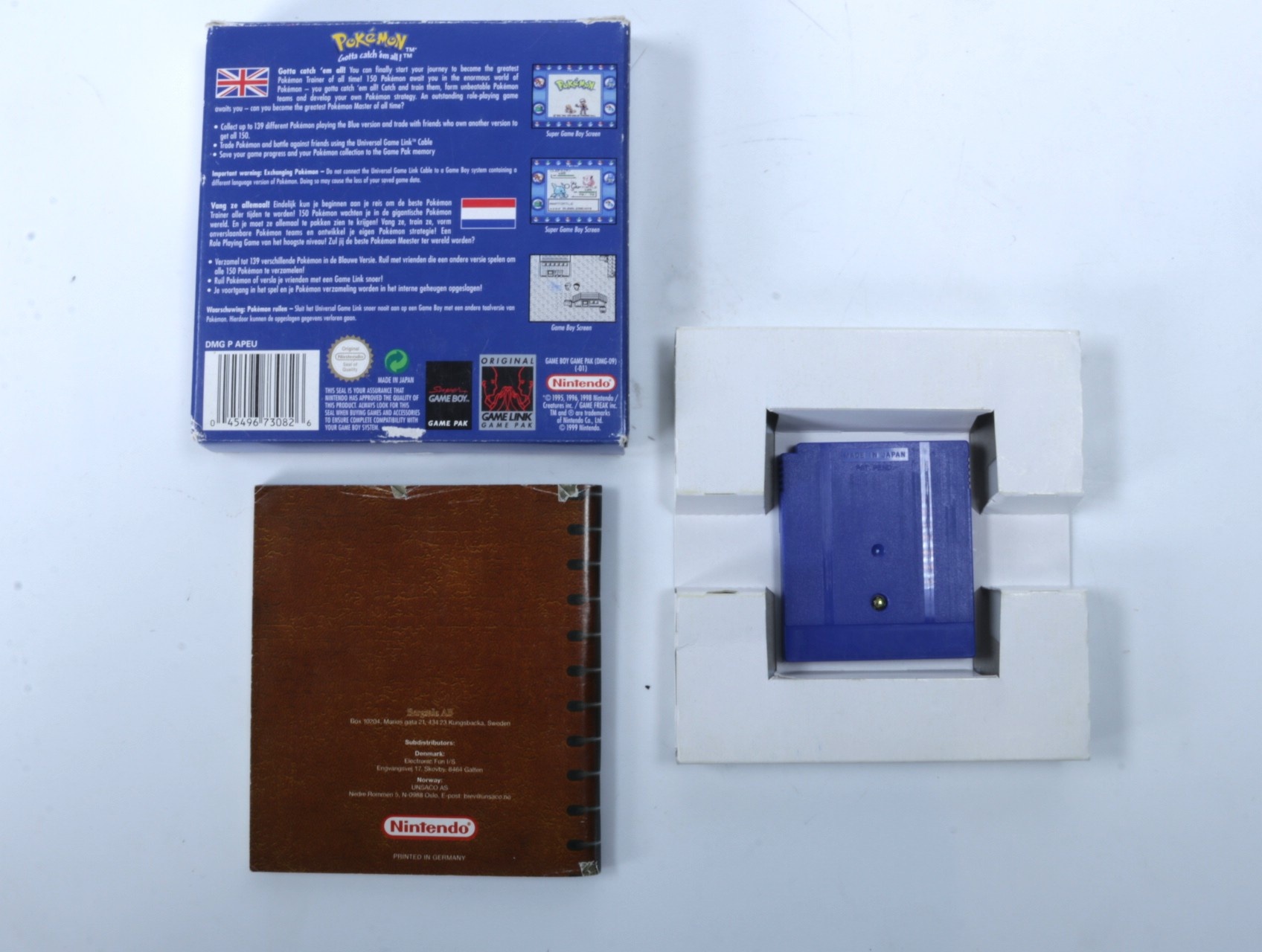 Game Boy - Pokémon Blue (CIB) - productfoto 2