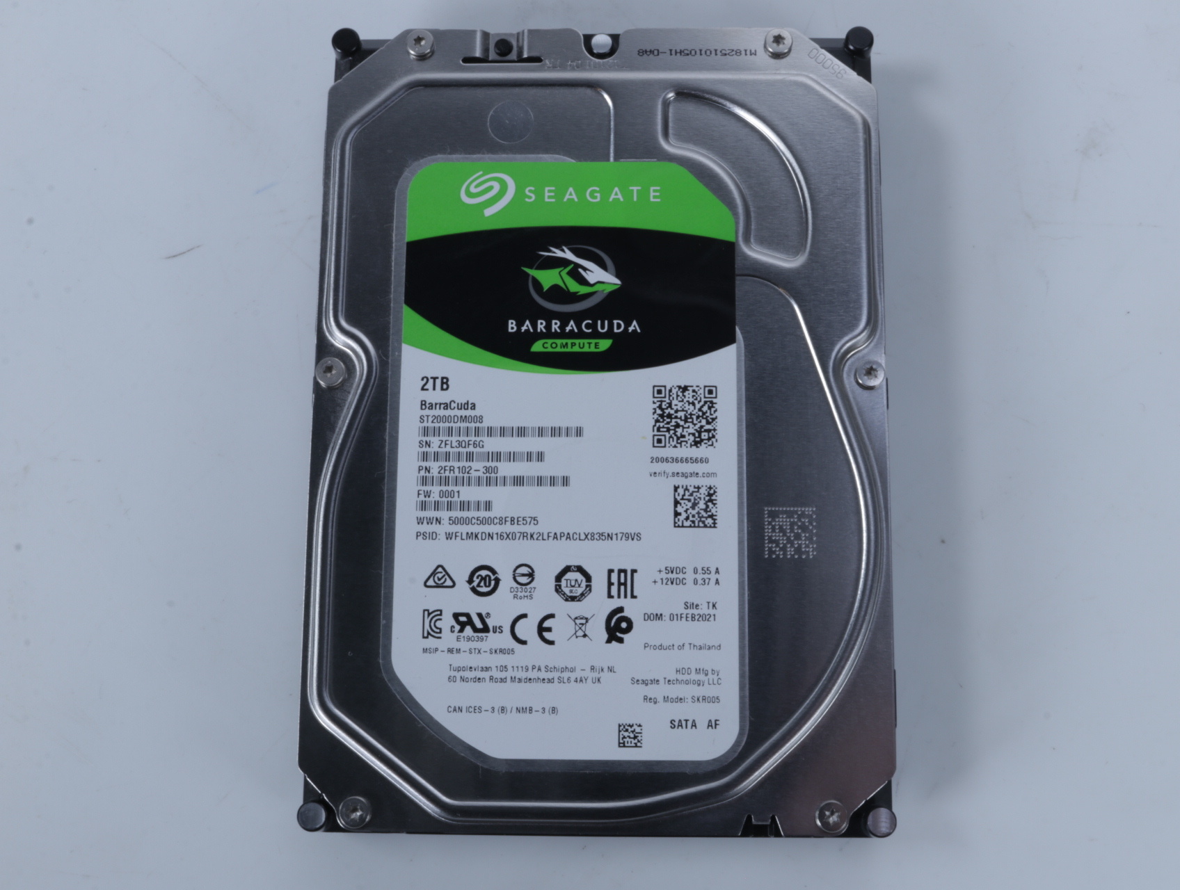 BarraCuda 2 TB harde schijf [Tweedekansje]