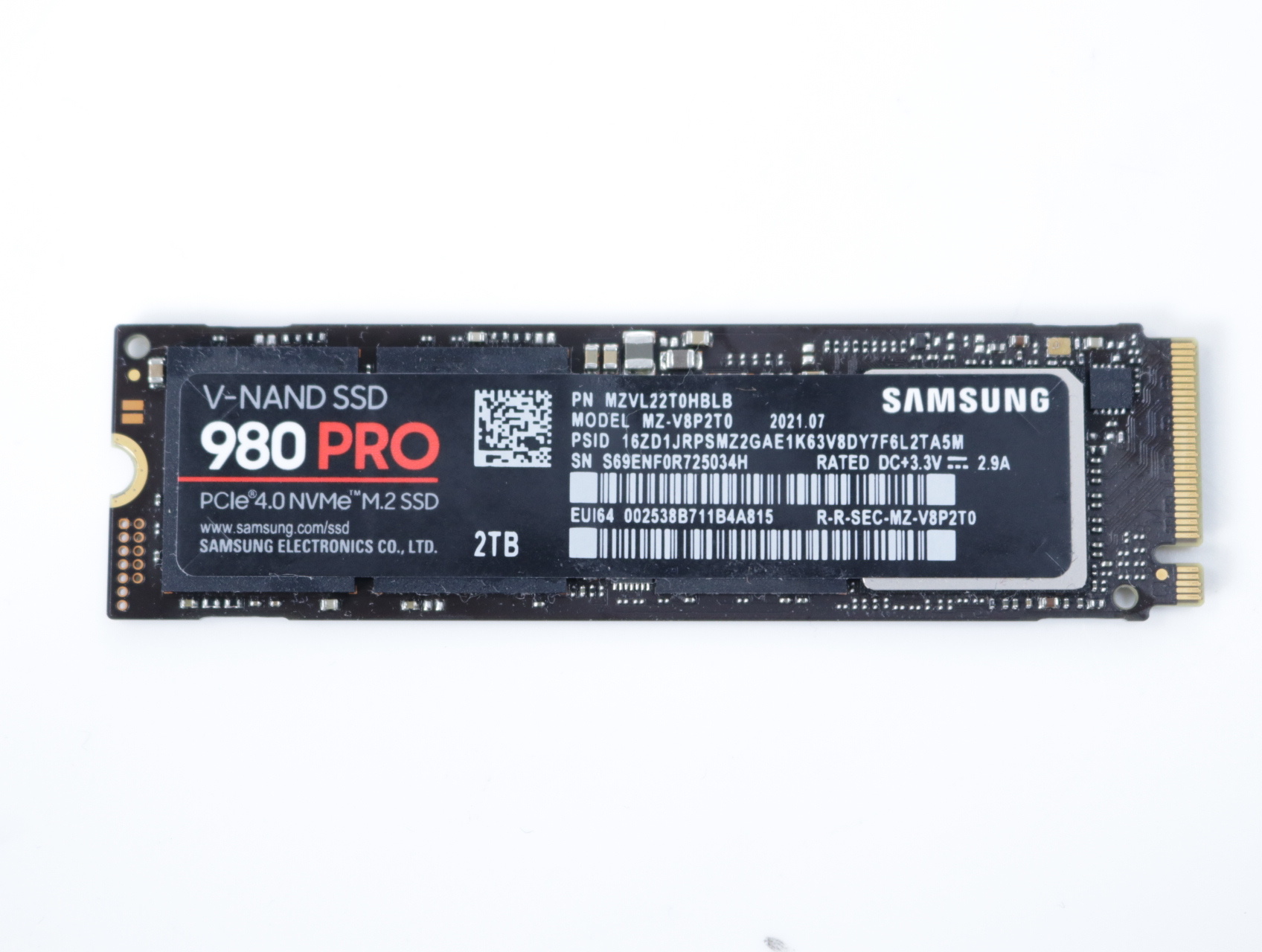 980 Pro 2TB SSD [Tweedekansje]
