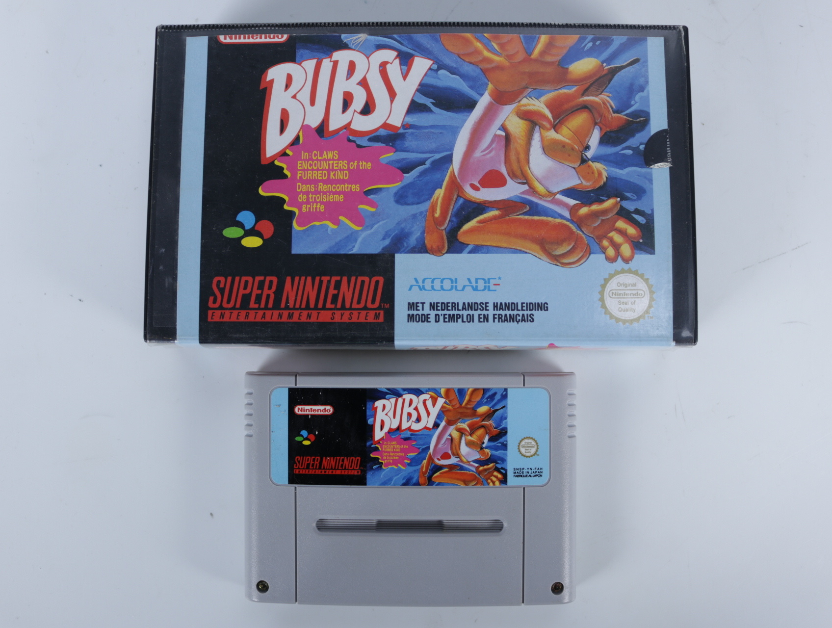SNES - Bubsy - Plastic Boxed