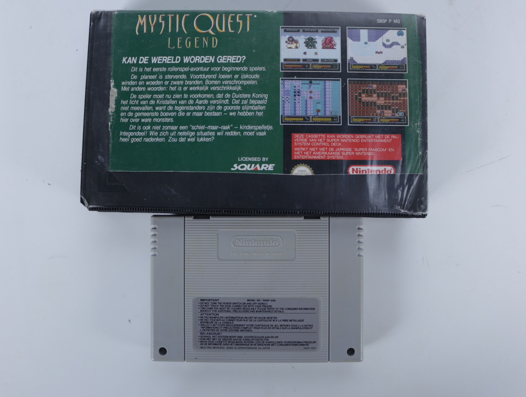 SNES - Mystic Quest Legend - Plastic Boxed - productfoto 2