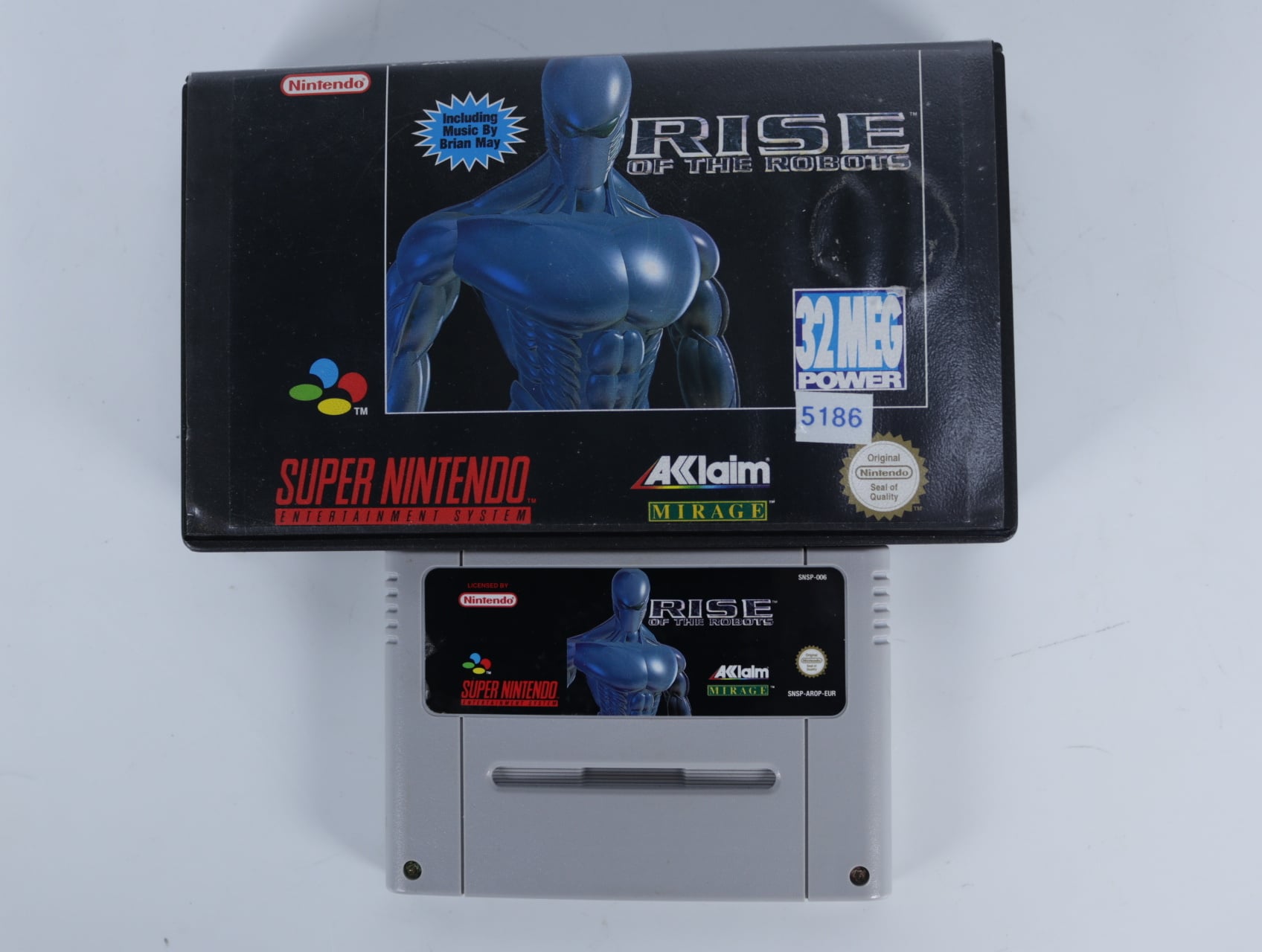 SNES - Rise of THe Robots - Plastic Boxed