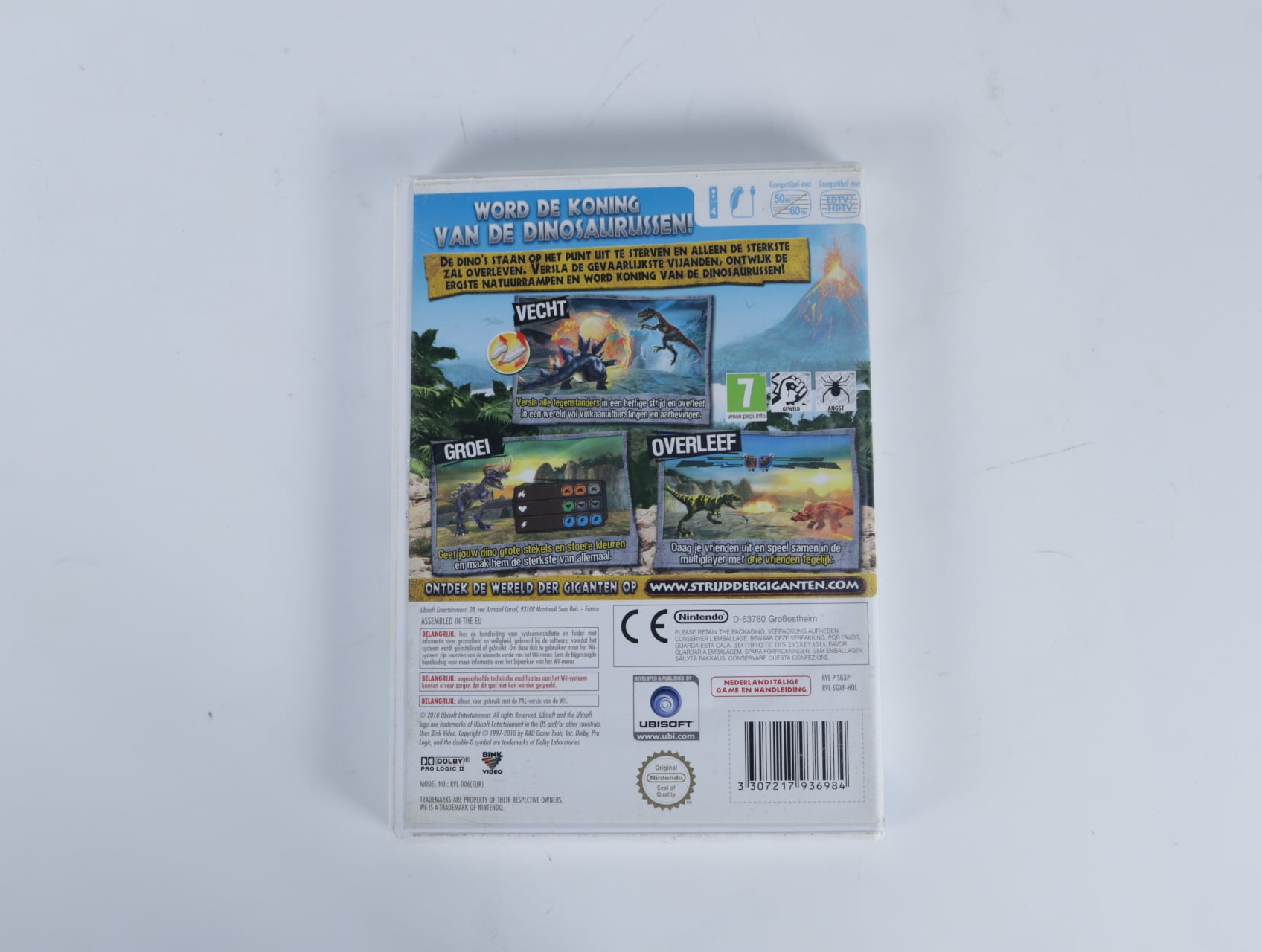 Wii - Strijd Der Giganten Dinosaurs vallen aan - productfoto 2