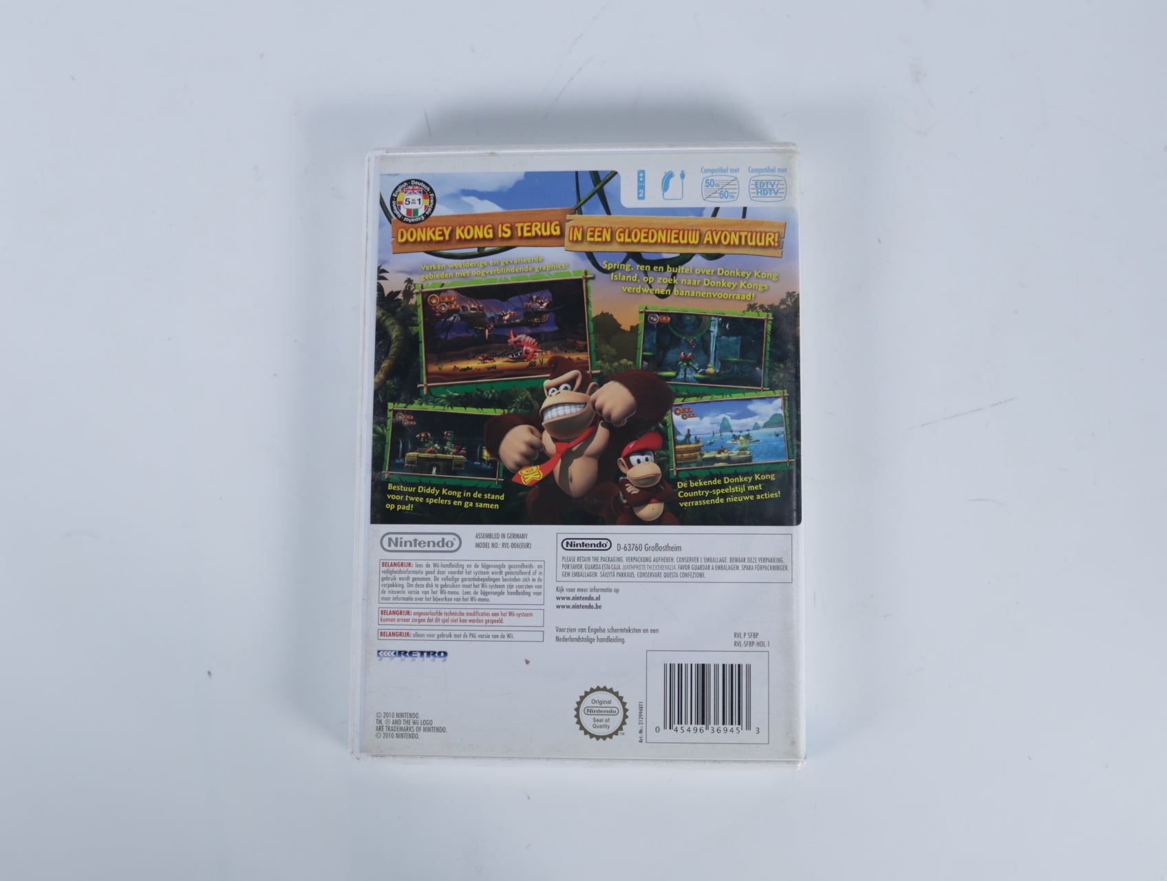 Wii - Donkey Kong Country Returns - productfoto 2