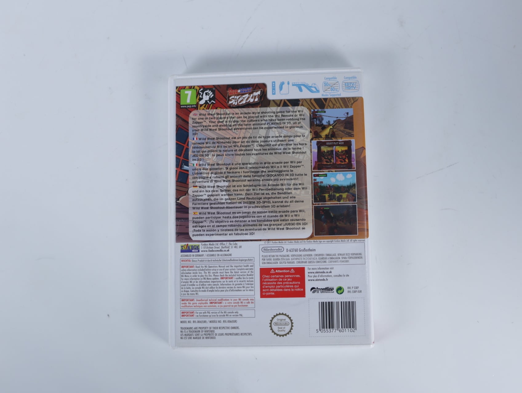 Wii - Wild West Shootout - productfoto 2