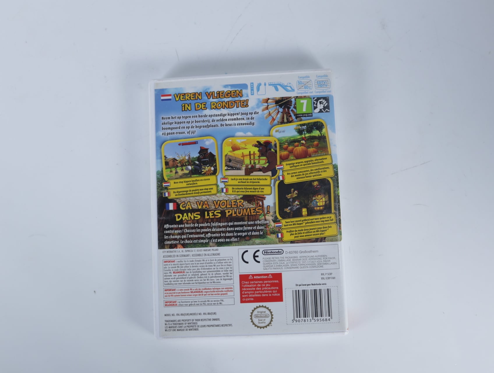 Wii - Chicken Riot - productfoto 2