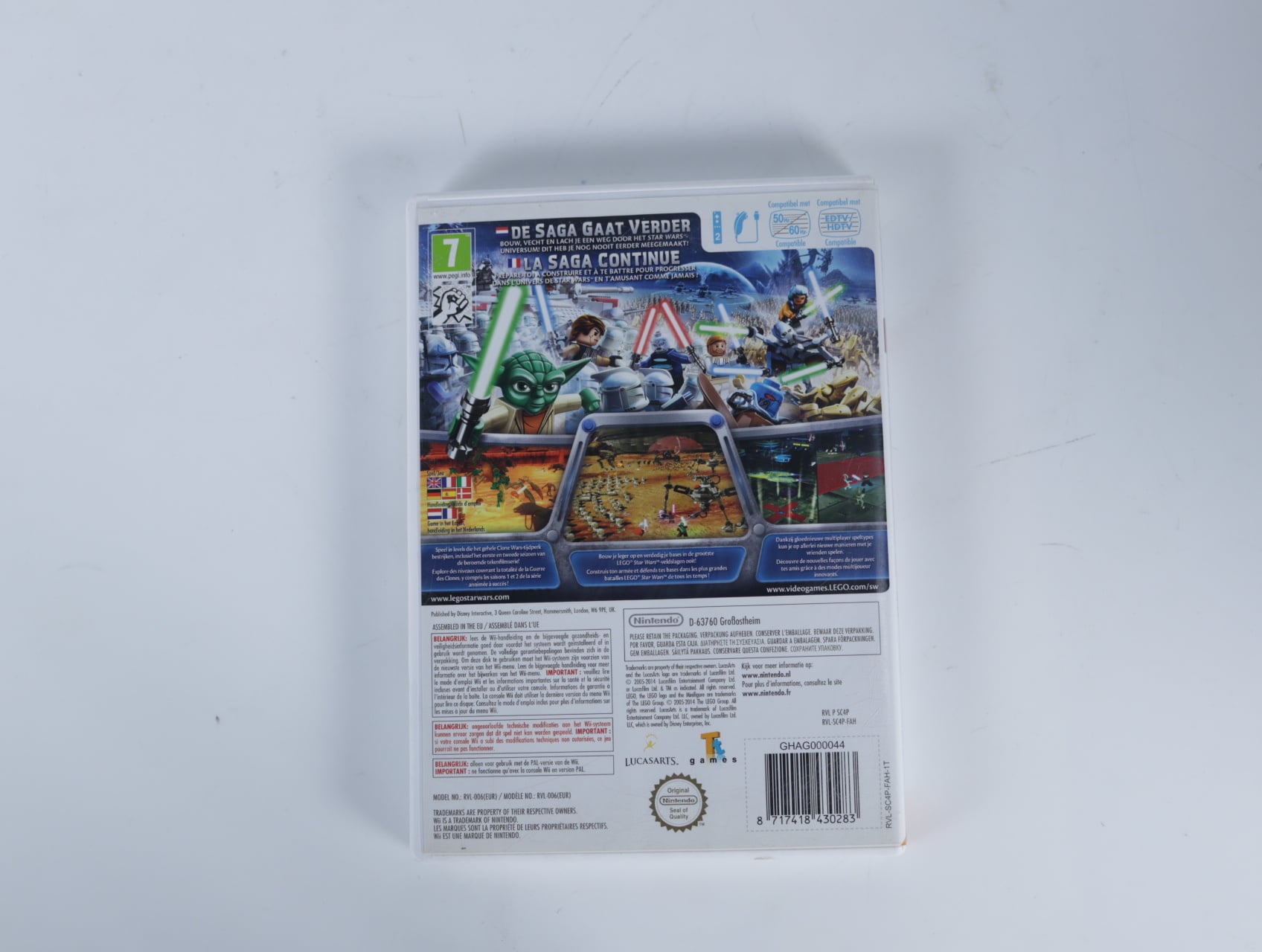 Wii - Star Wars III The Clone Wars - productfoto 2