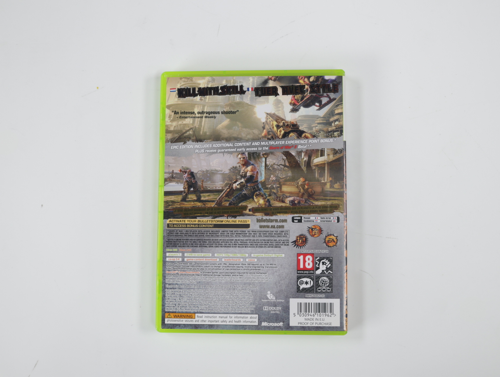 Xbox 360 - Bulletstorm - Epic Edition - productfoto 2