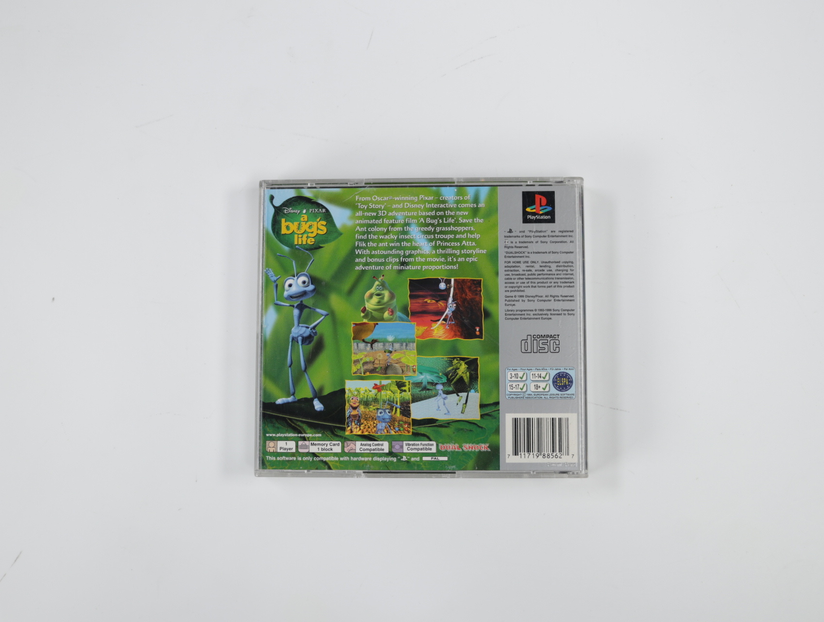 Playstation 1 - A bug's life - productfoto 2